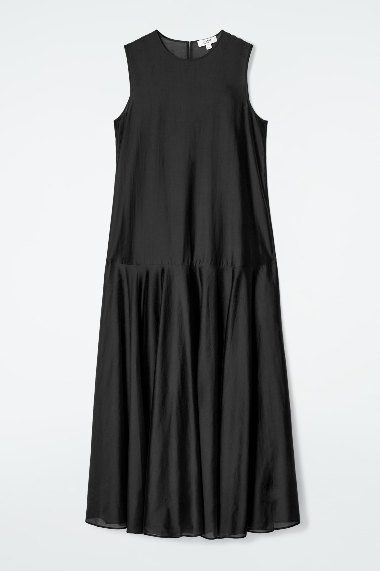 SHEER MAXI DRESS - BLACK - 2