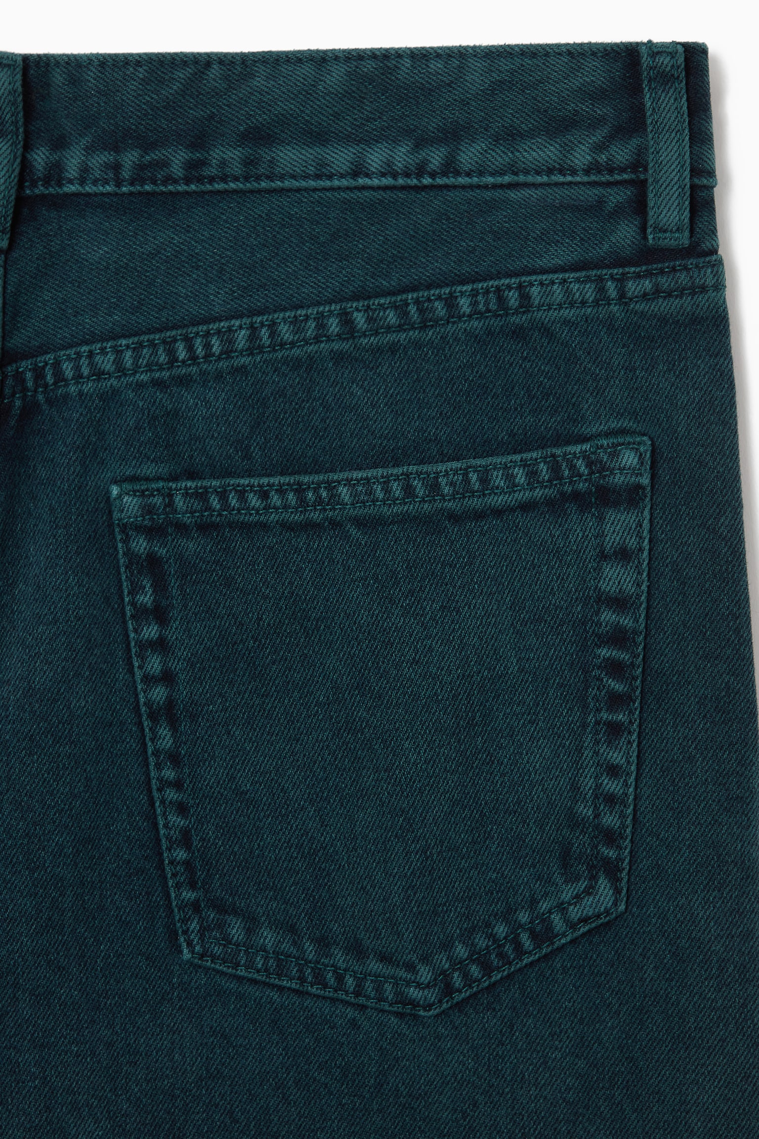 SIGNATURE STRAIGHT-LEG JEANS - GREEN - 6