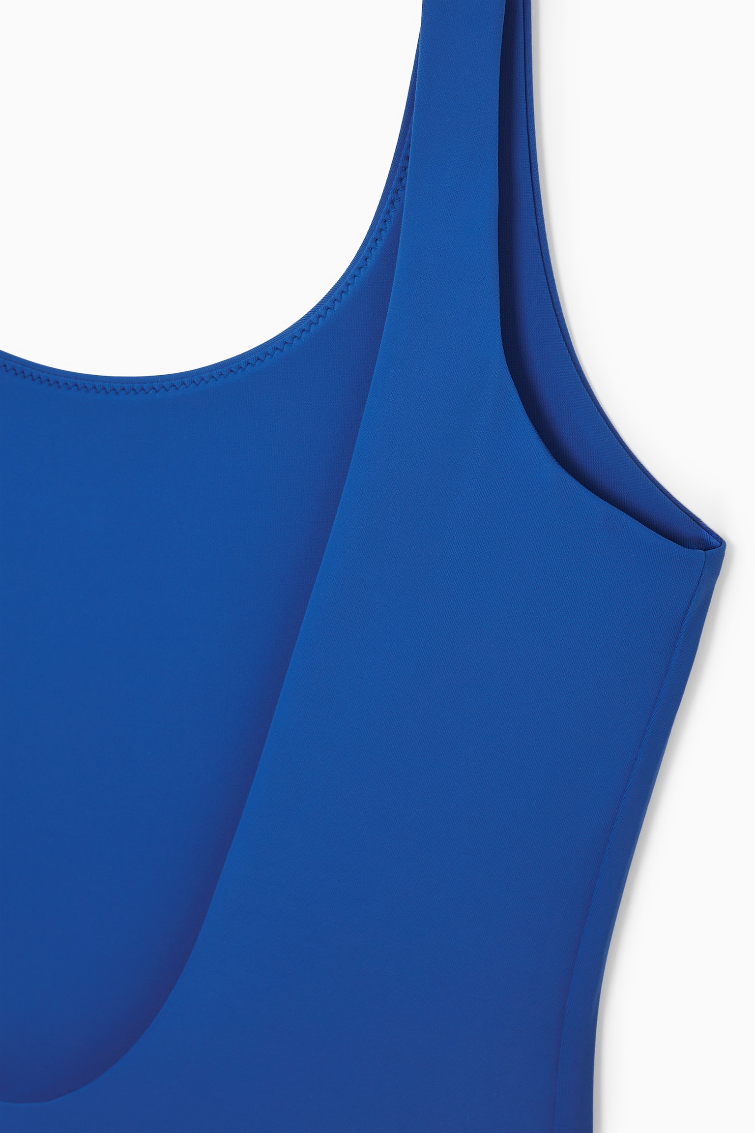 SCOOP-NECK SWIMSUIT - BLUE - 6