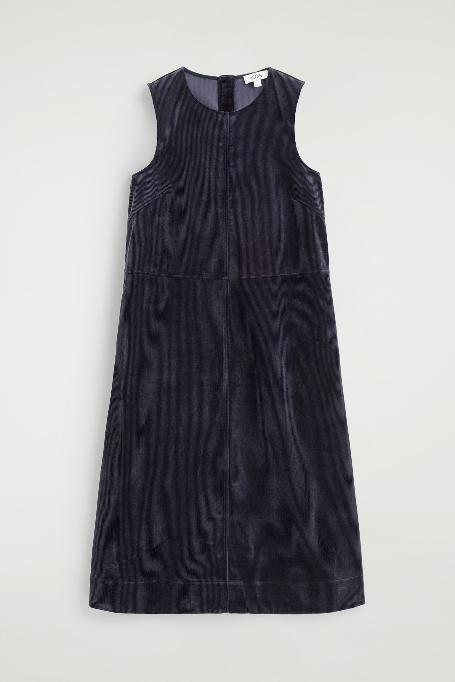MIDIKLEID AUS CORD IN A-LINIE - NAVYBLAU - 2