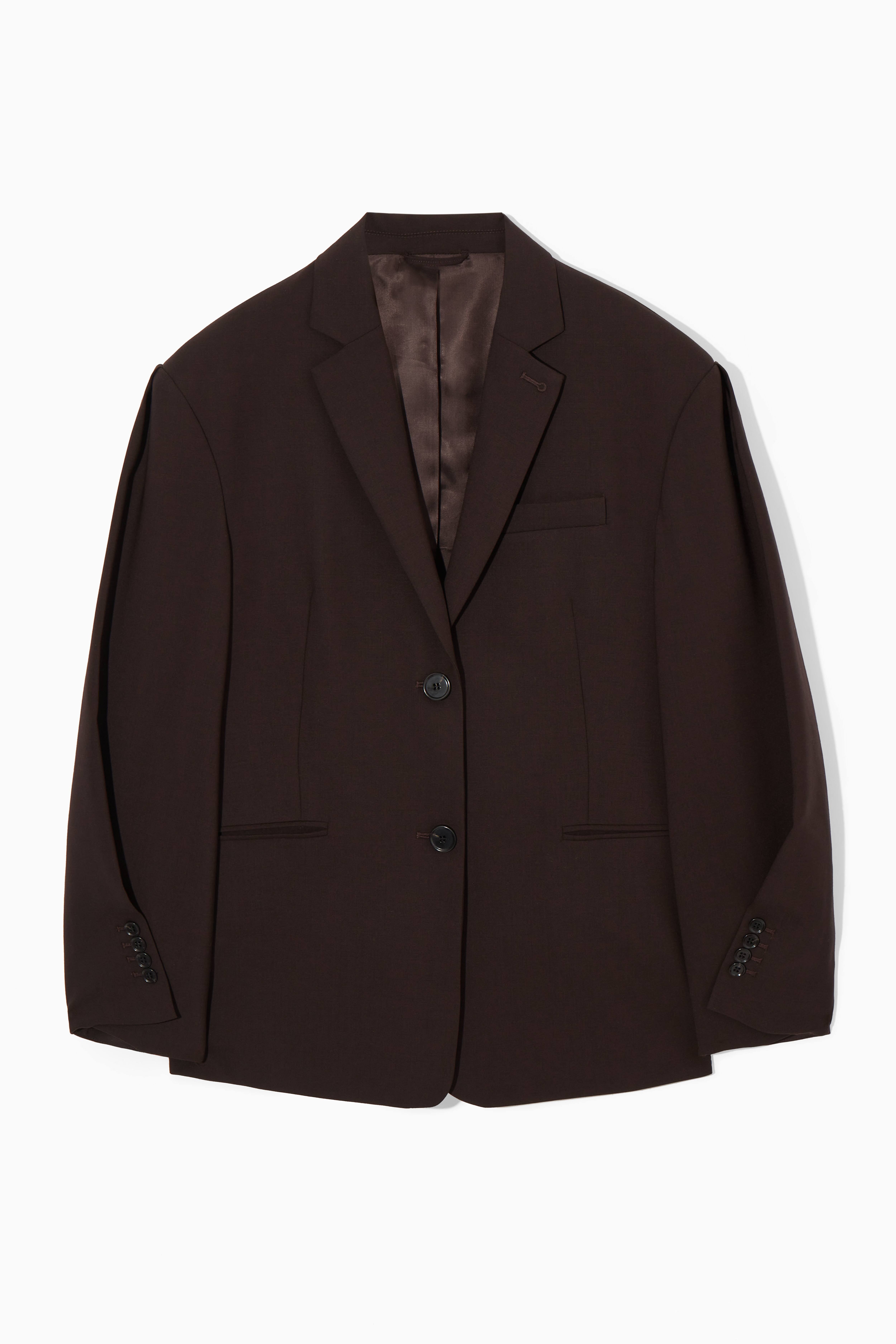 hm brown blazer