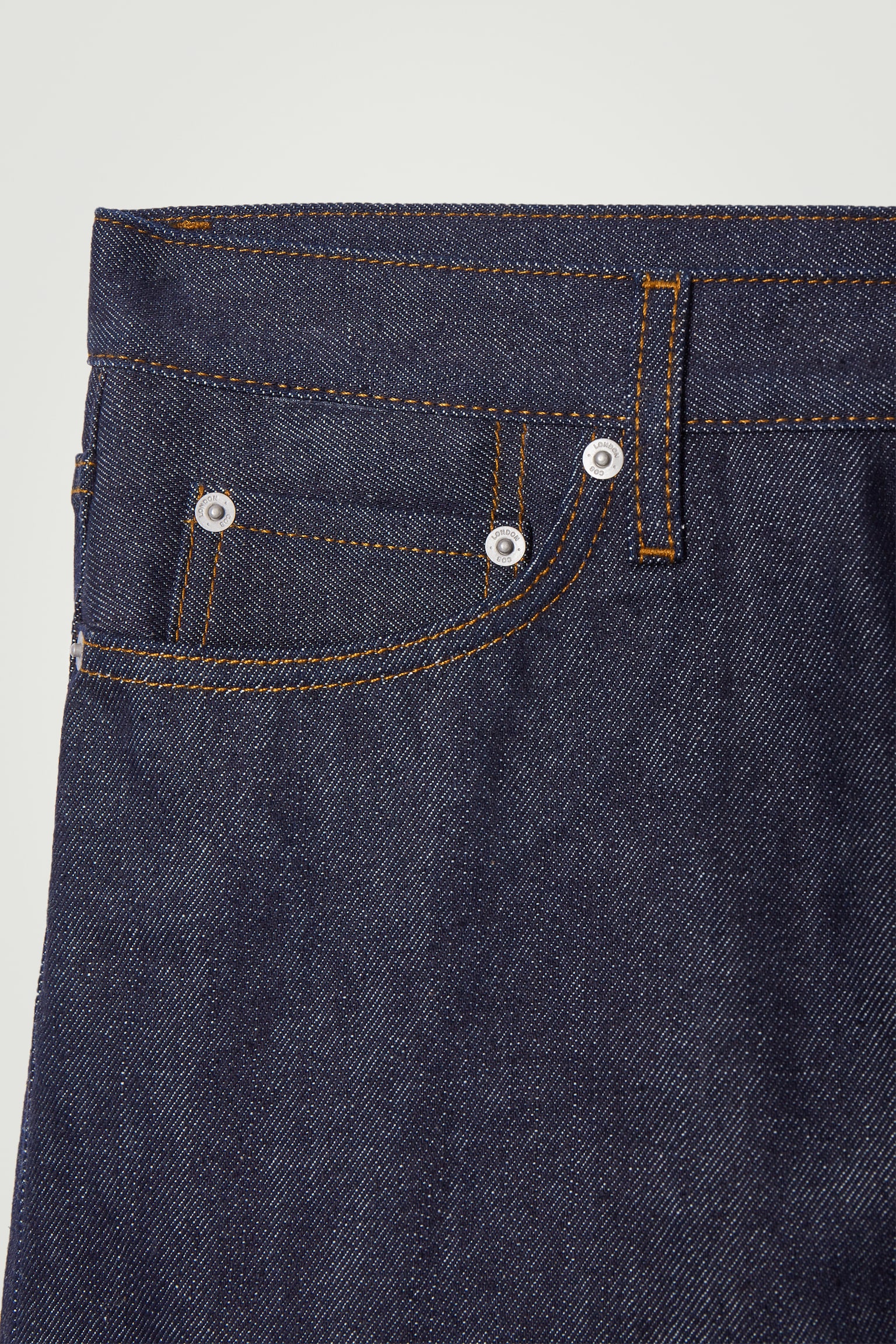 PILLAR RAW SELVEDGE TAPERED JEANS - INDIGO - 7