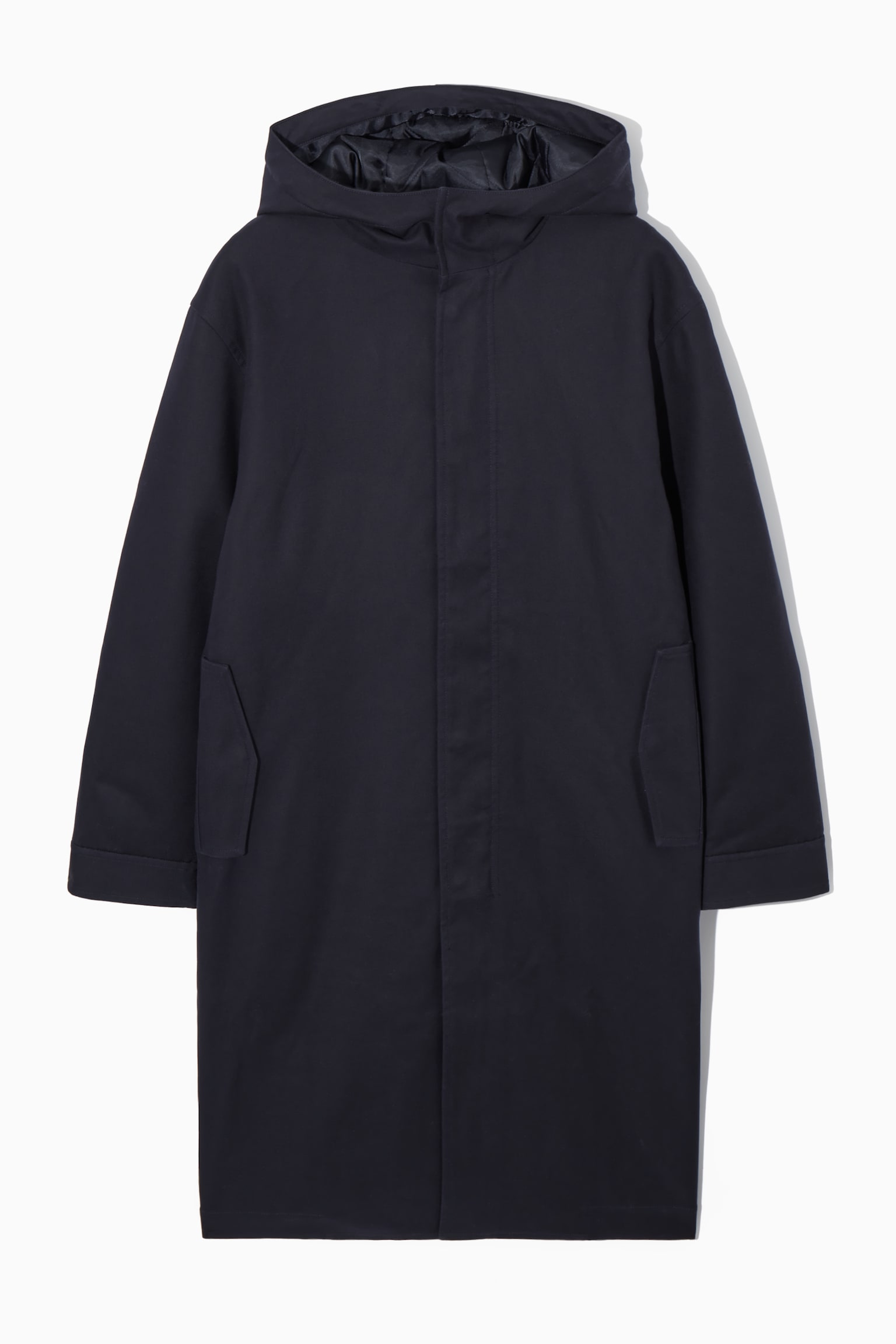 PADDED HOODED PARKA - NAVY - 1