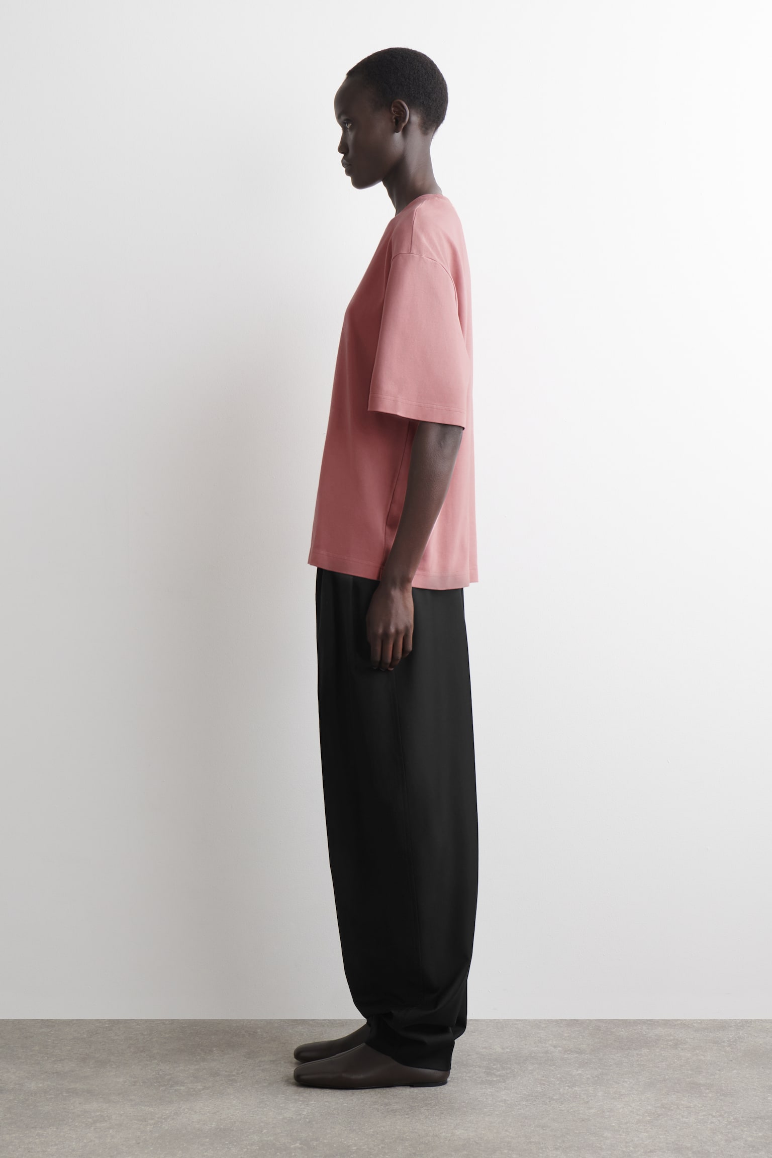 OVERSIZED-T-SHIRT - ROSA/DUNKELBRAUN/SCHWARZ/WEISS - 3