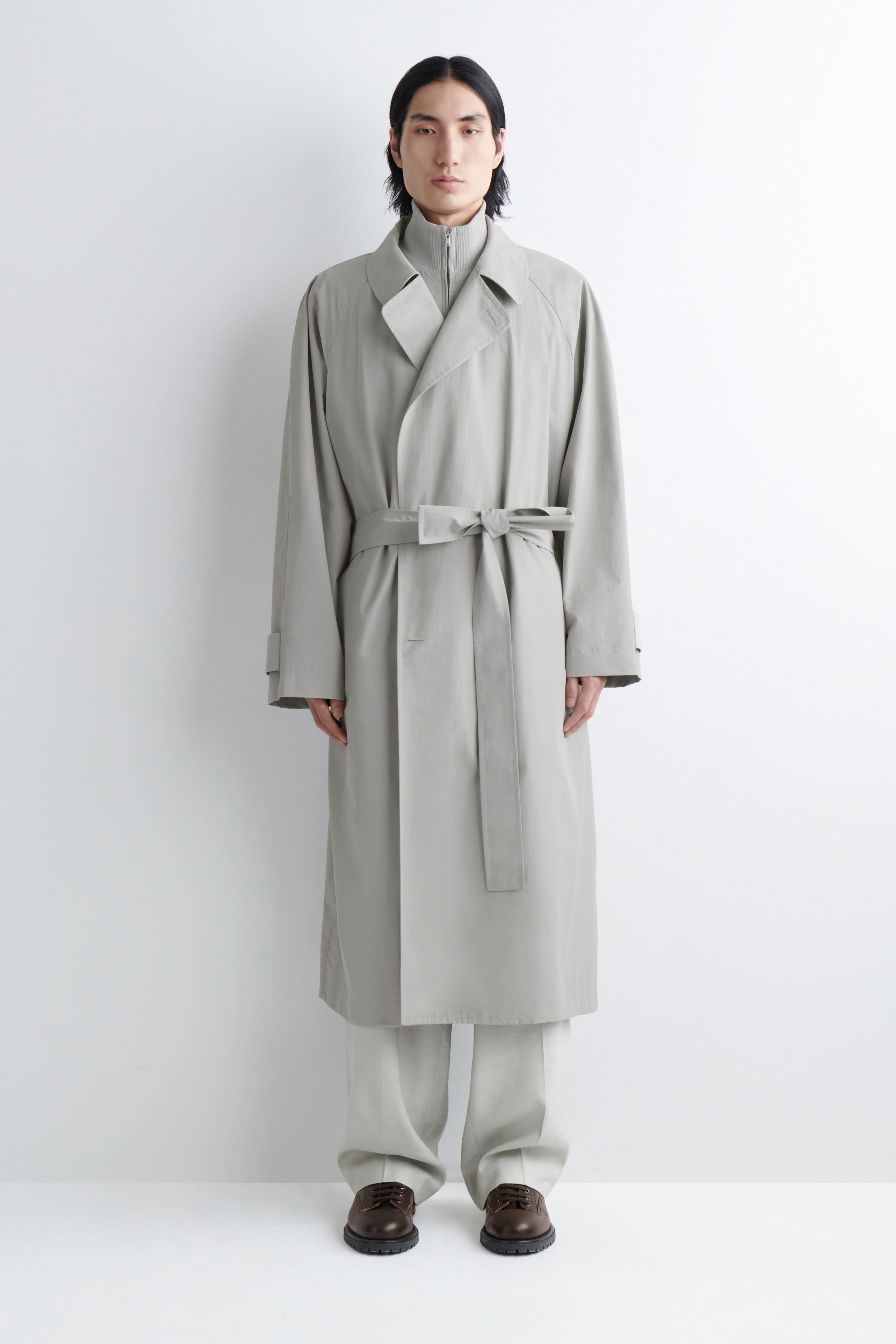 2 AZ 1-BEN VÍZLEPERGETŐ TRENCSKABÁT - VILÁGOSSZÜRKE