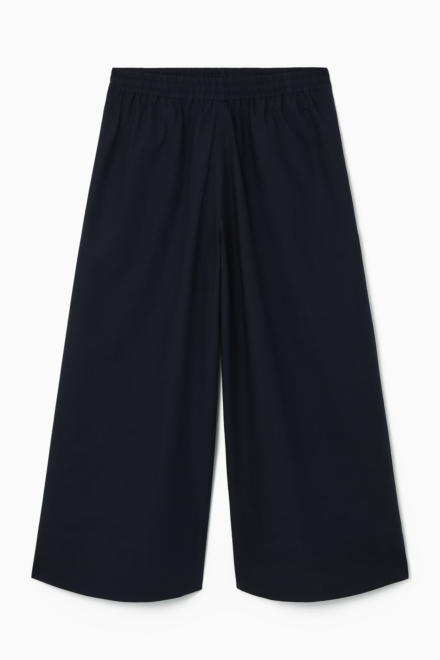 VOLUMINOUS CULOTTES - NAVY/LIGHT BEIGE/BLACK - 2