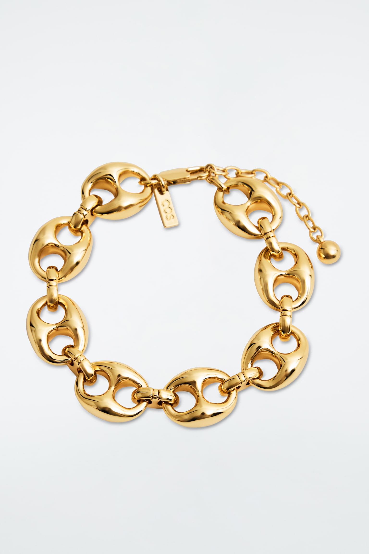 CHUNKY MARINER-CHAIN BRACELET - GOLD - 2