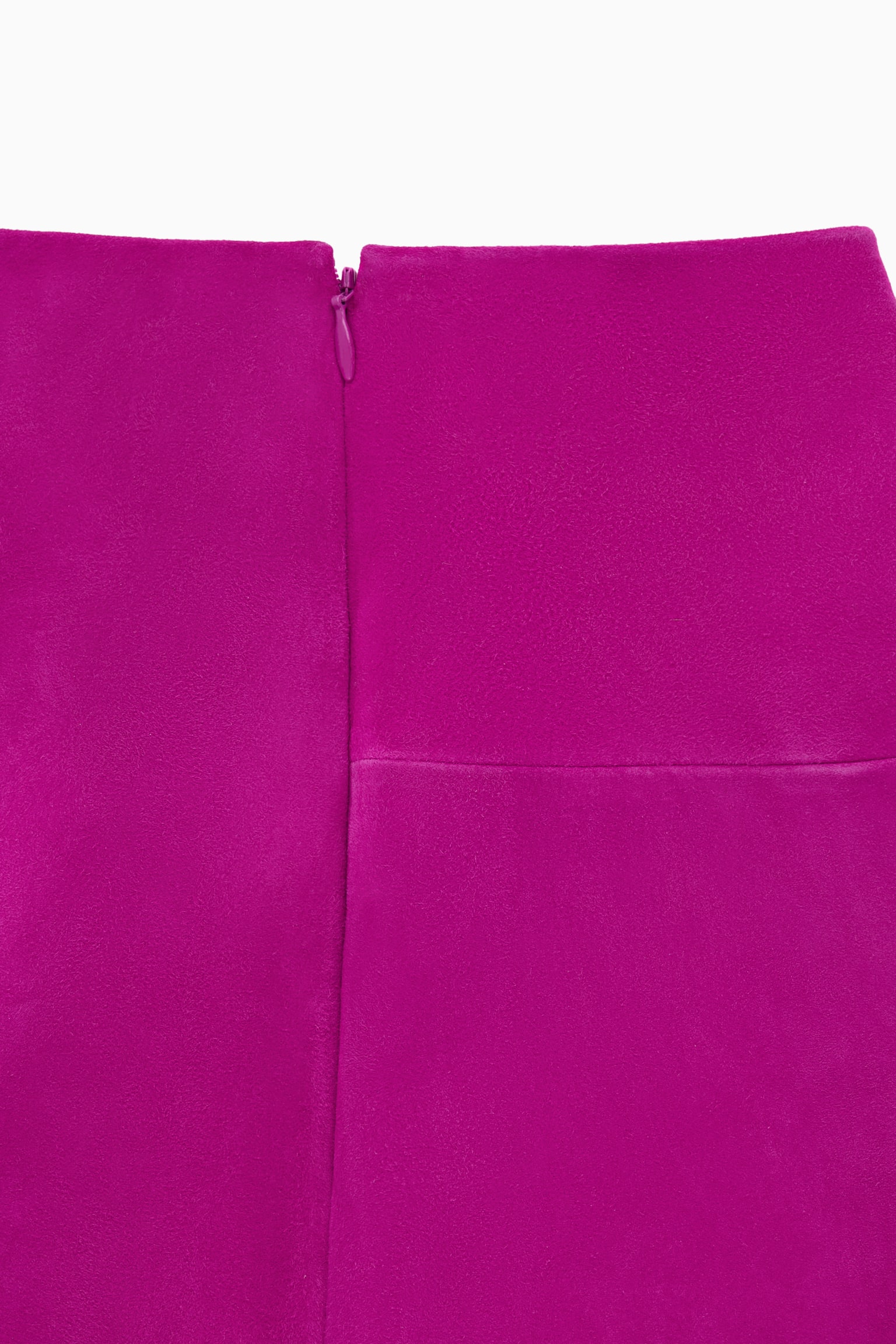 A-LINE SUEDE SKIRT - PURPLE - 2