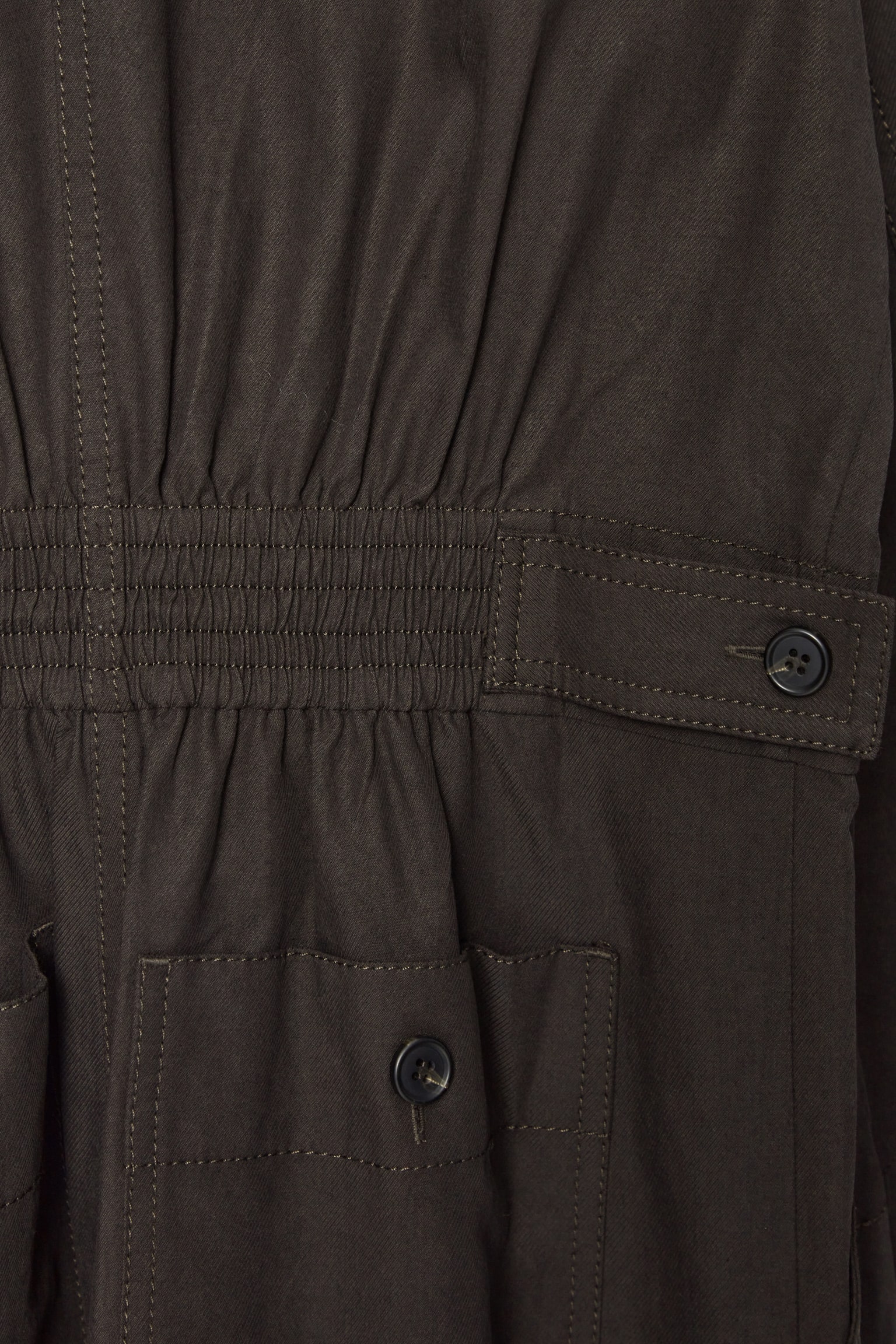 TWILL BOILERSUIT - DARK BROWN - 9