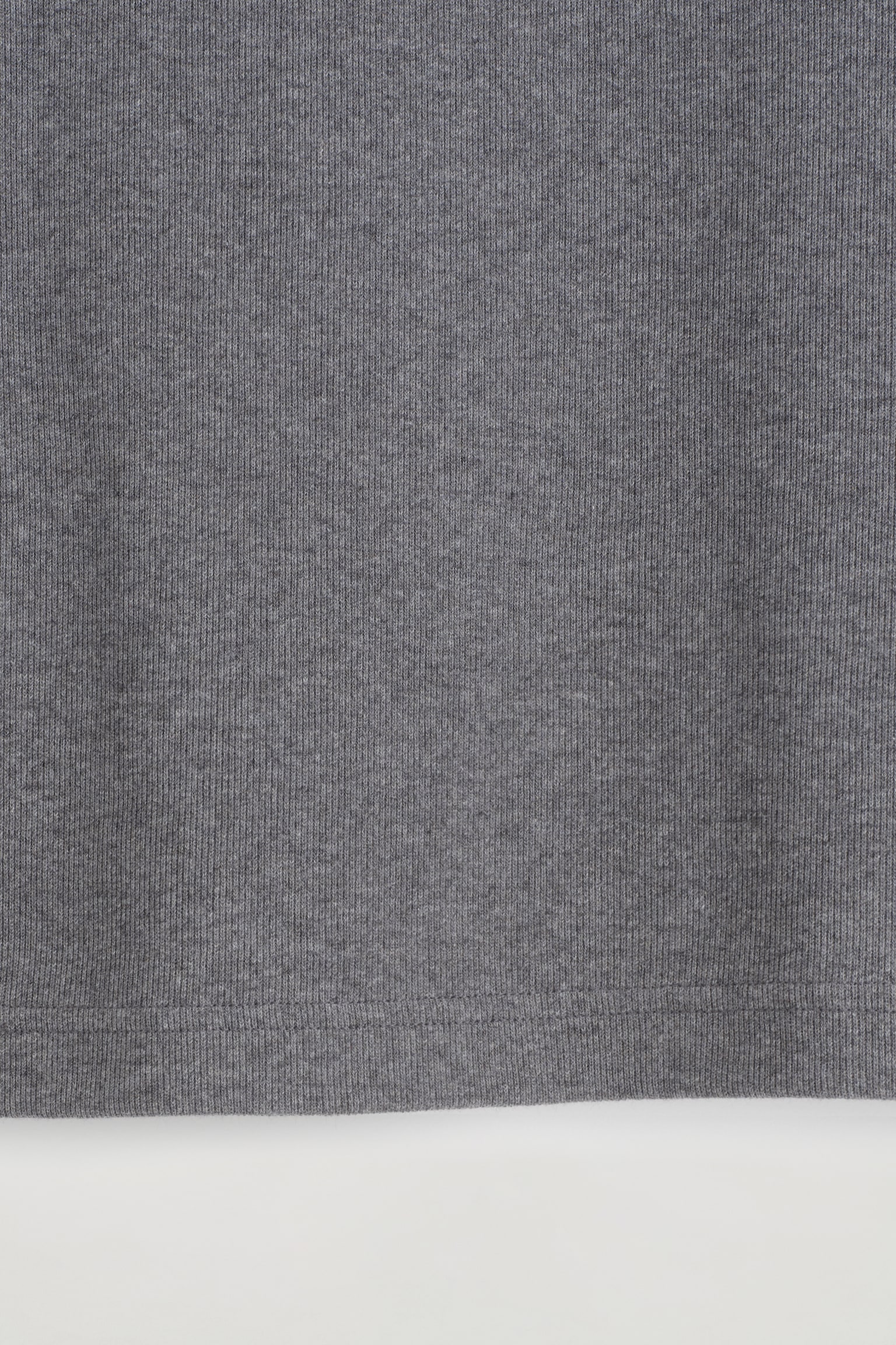 COTTON-JERSEY LONG-SLEEVED TOP - DARK GREY/ecru - 3