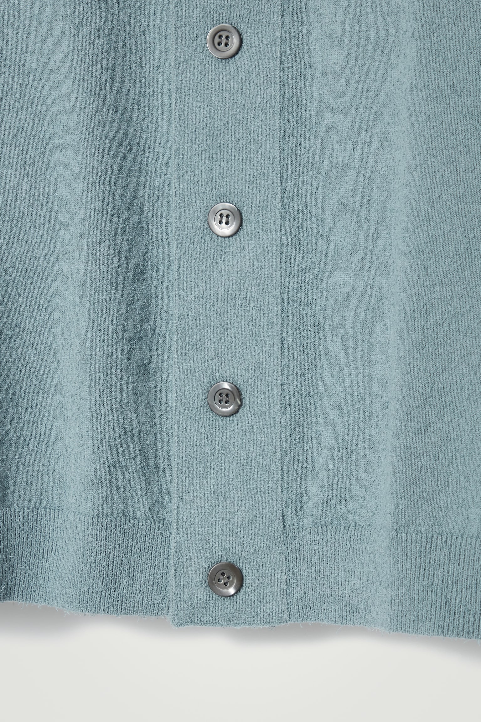 RELAXED TEXTURED-KNIT COTTON OVERSHIRT - TURQUOISE/NAVY/STONE - 3