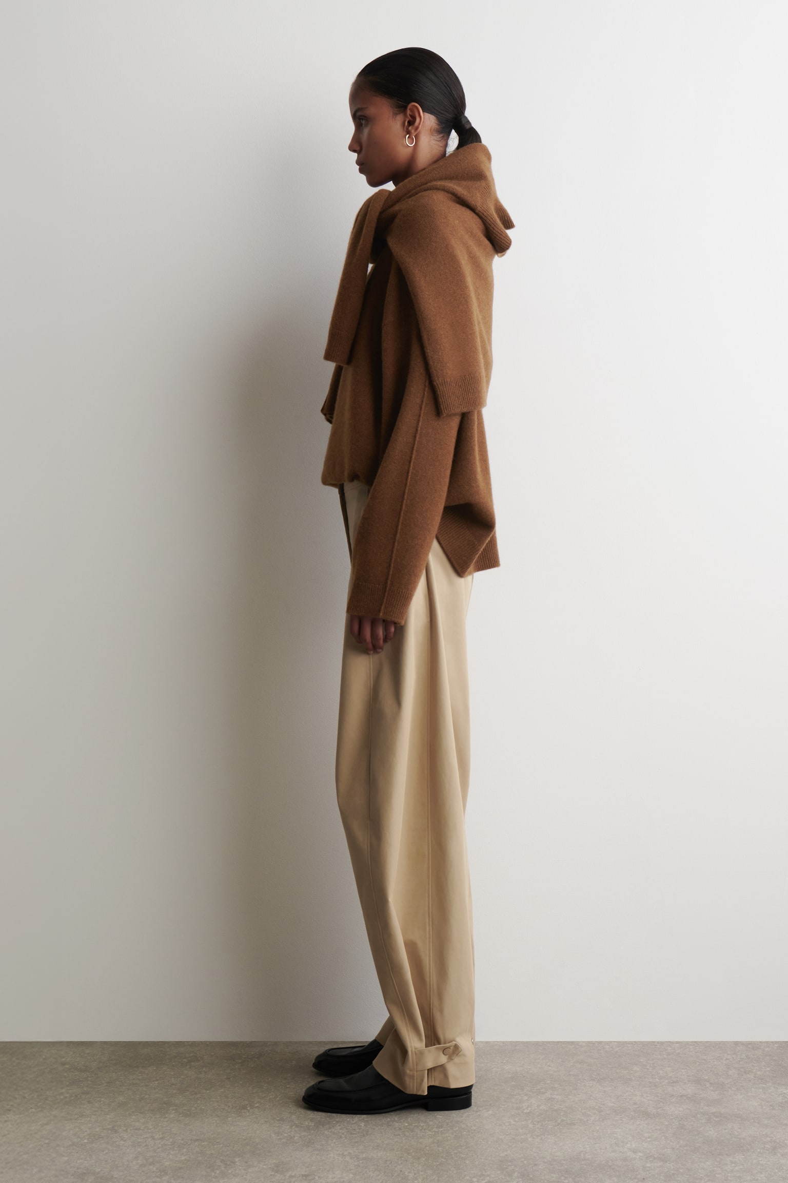 UTILITY-HOSE MIT BARREL-BEIN - BEIGE - 3