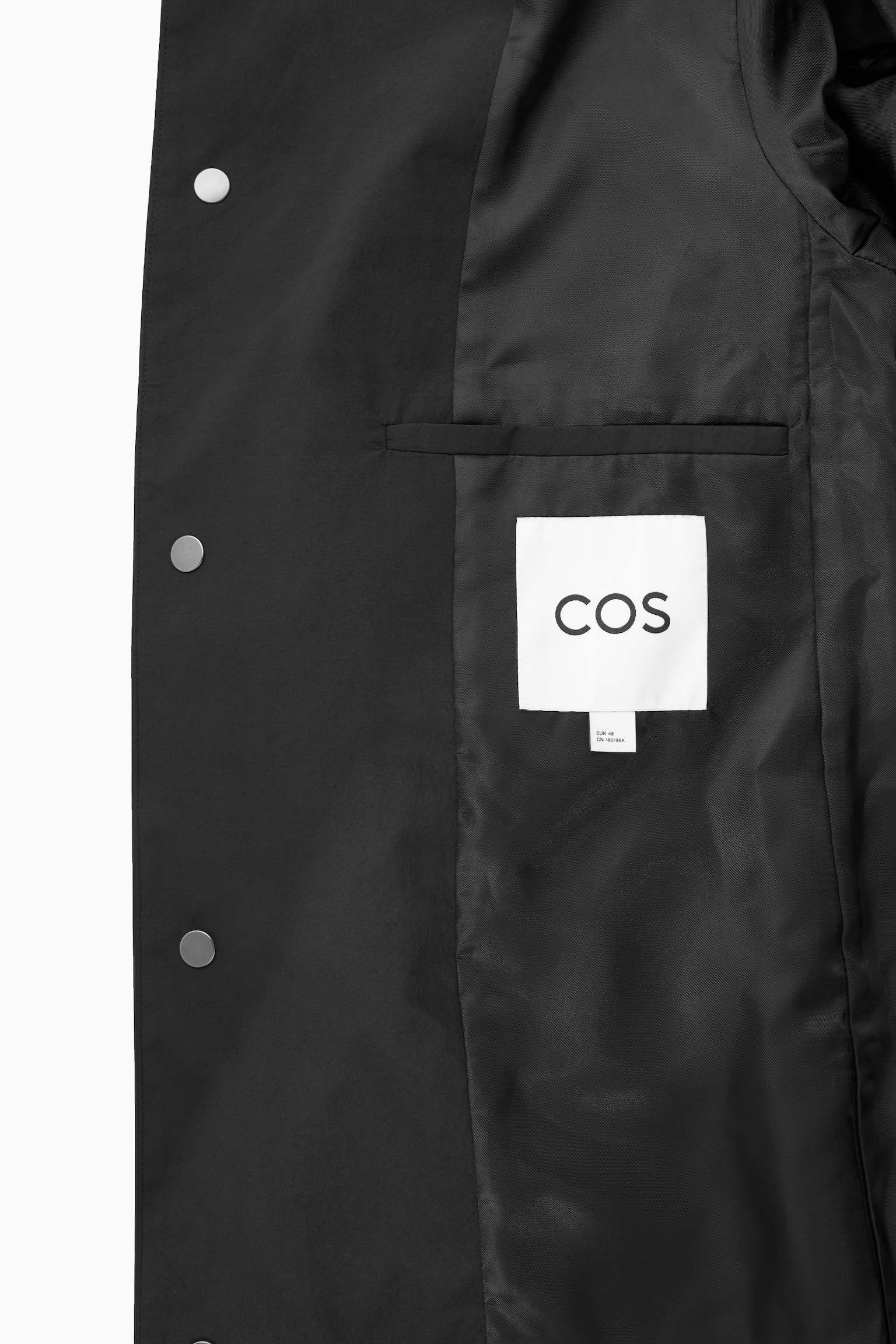 NYLON CAR COAT - BLACK - 2