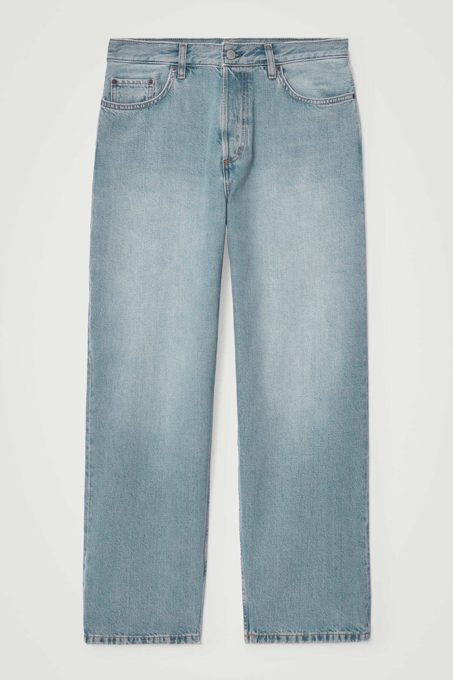 RIDER WIDE-LEG JEANS - DUSTY BLUE/WASHED BLACK - 2