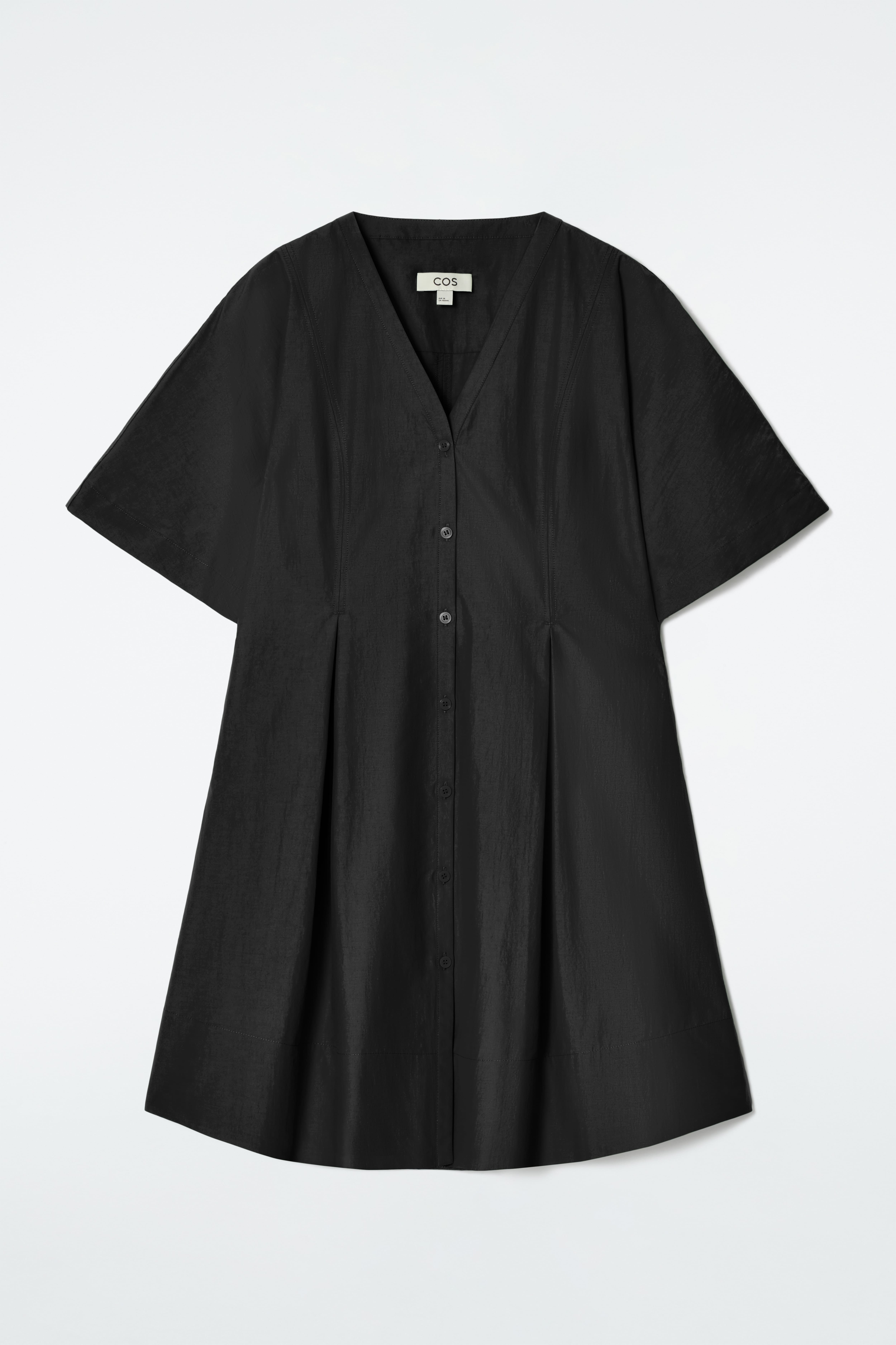 SKLÁDANÉ MINI ŠATY VE TVARU A - ČERNÁ