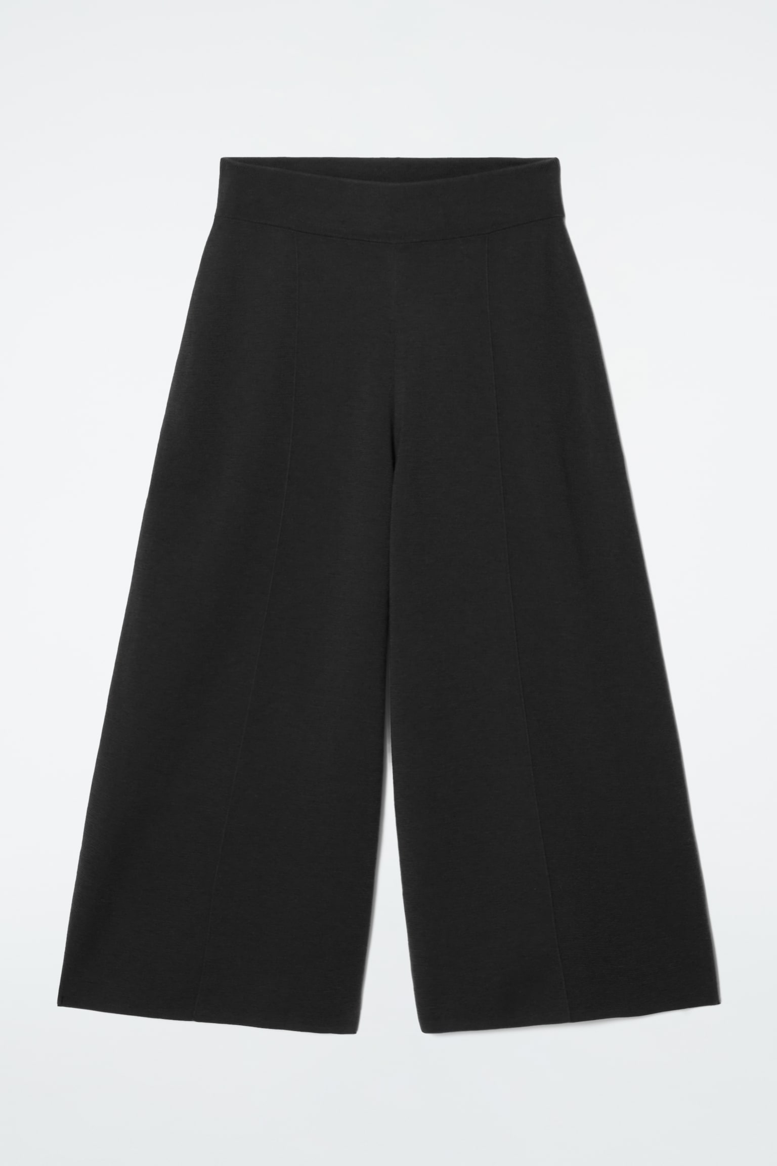 MERINO WOOL CULOTTES - BLACK/BEIGE/DARK KHAKI - 2