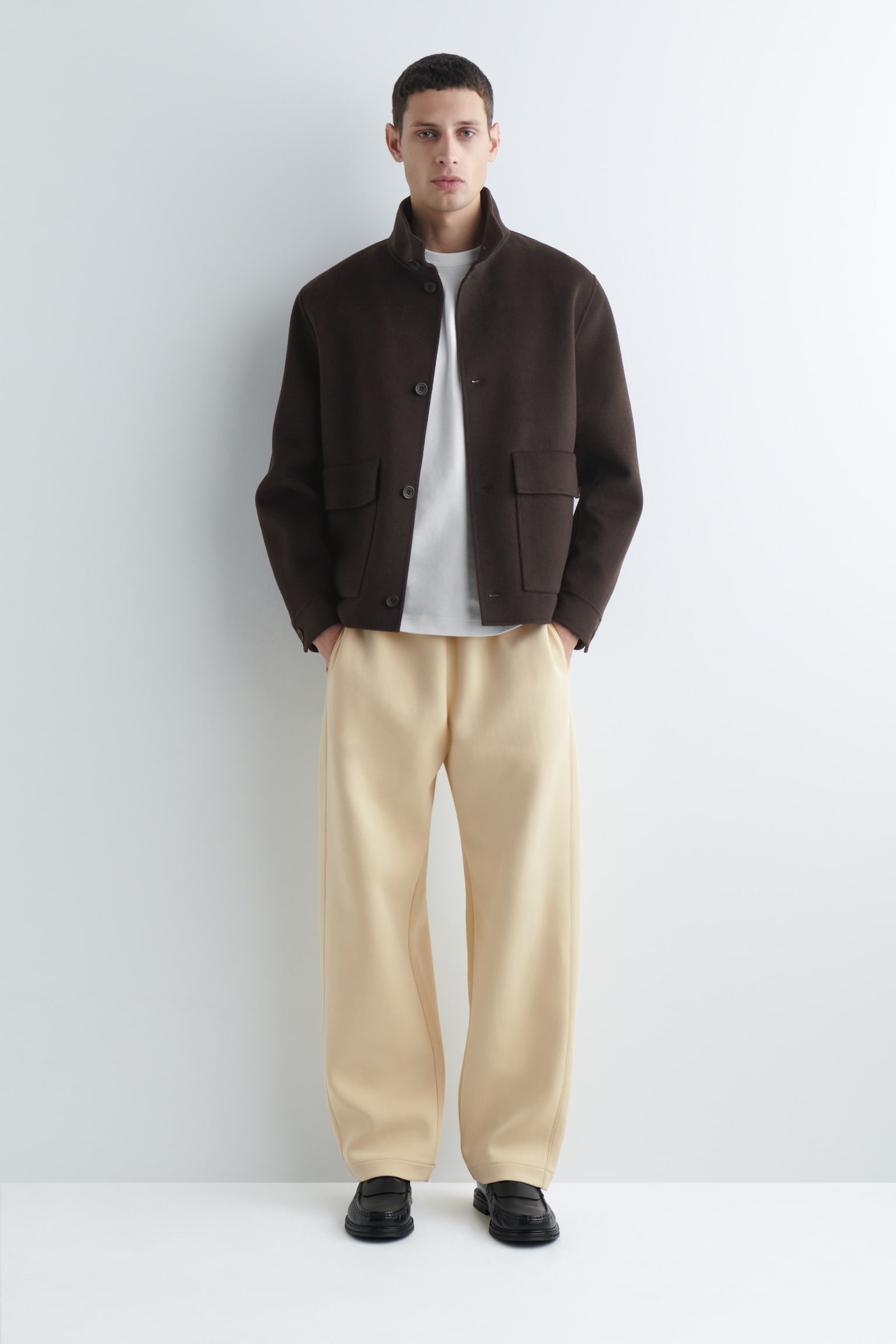 JOGGINGBYXOR I SCUBAMATERIAL - GUL - 1