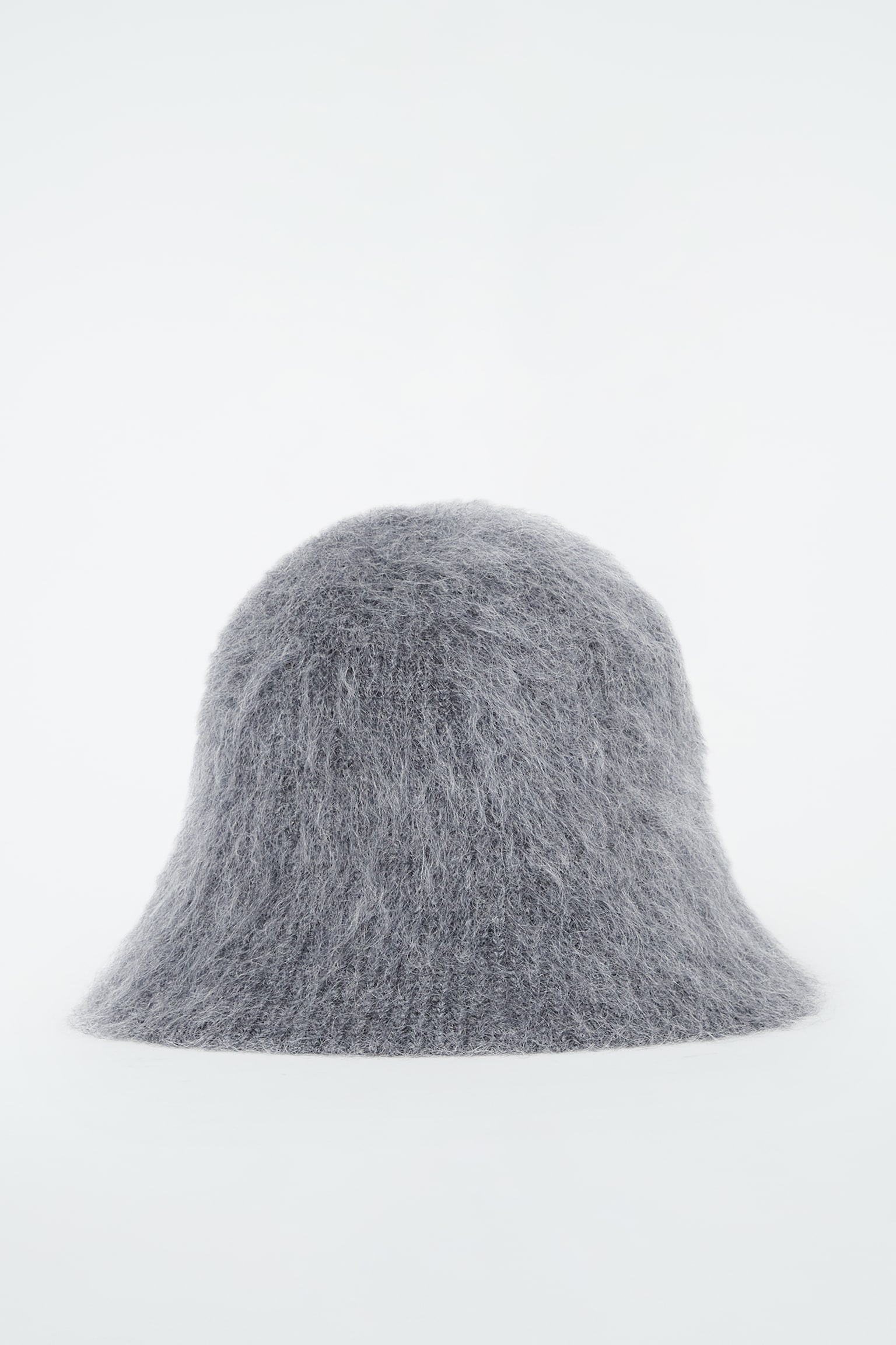 MOHAIR BUCKET HAT - GREY/BLACK/BURGUNDY - 2