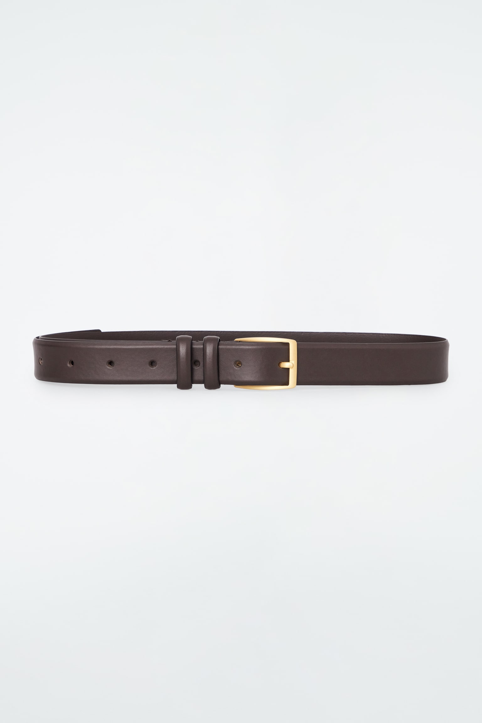 CLASSIC LEATHER BELT - DARK BROWN/BLACK/BLACK/BROWN - 2