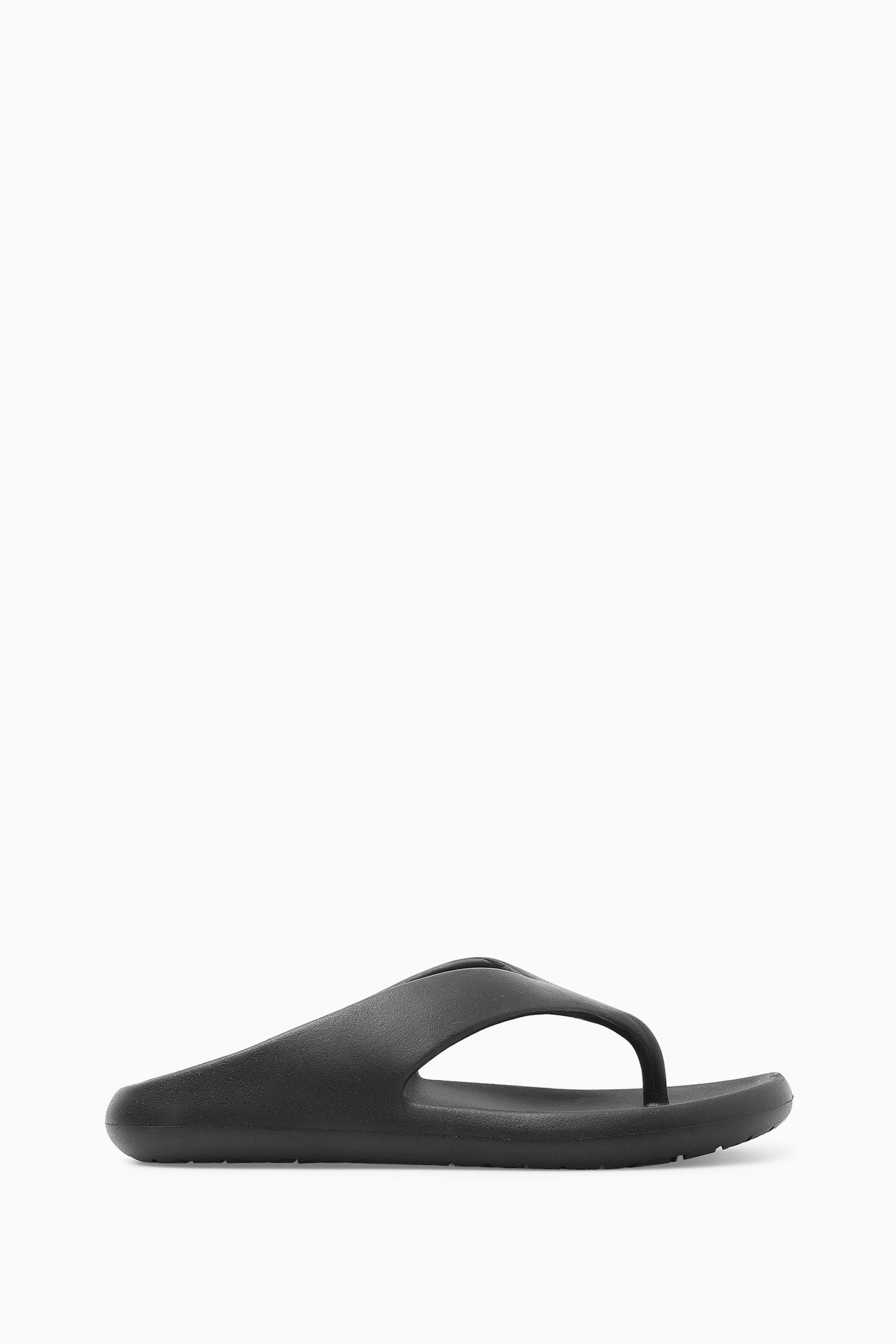 SCULPTURAL EVA FLIP FLOPS - BLACK - 2