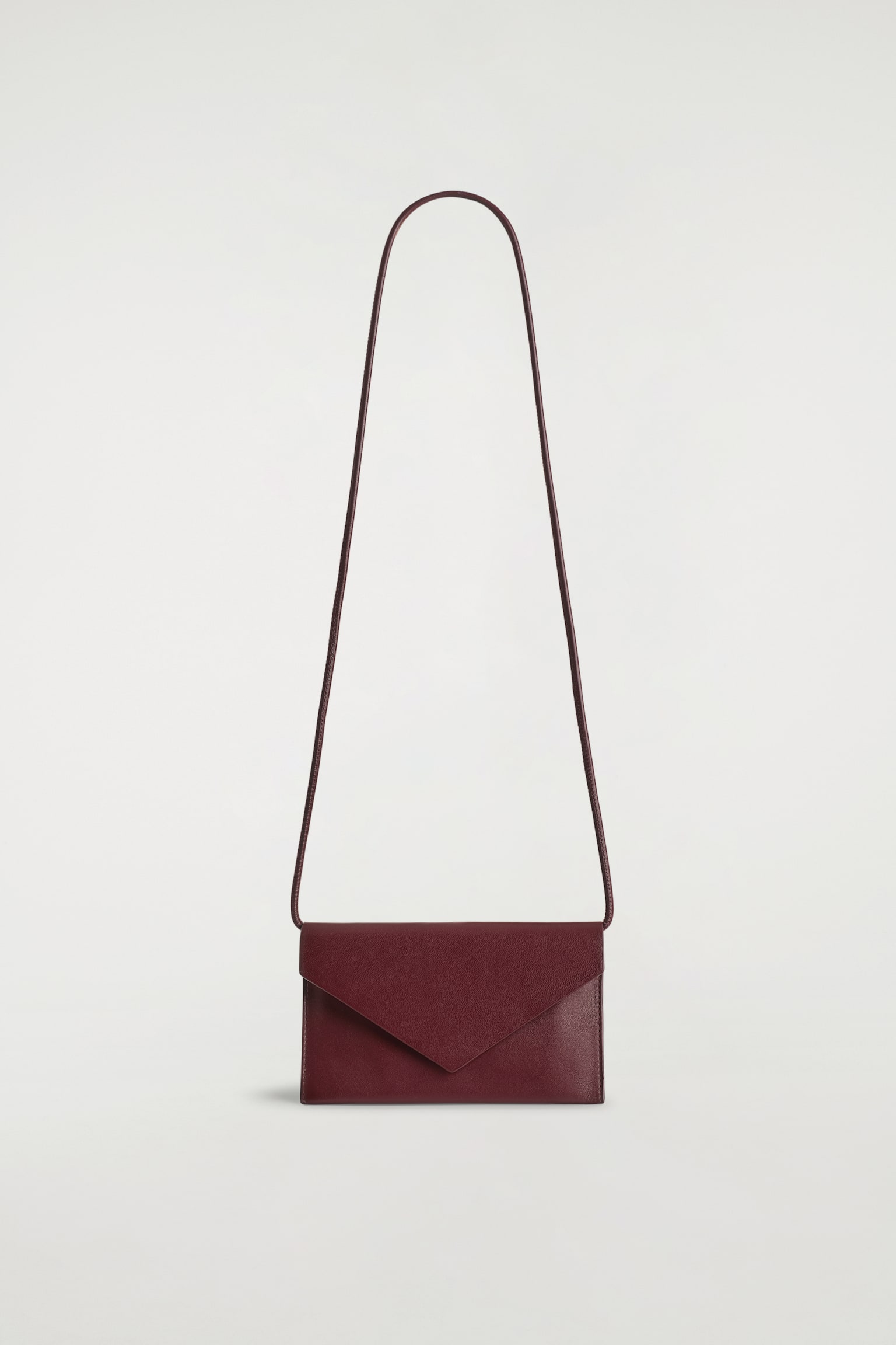 ENVELOPE BAG - LEATHER - BORDEAUX/NAVY / SUEDE - 2