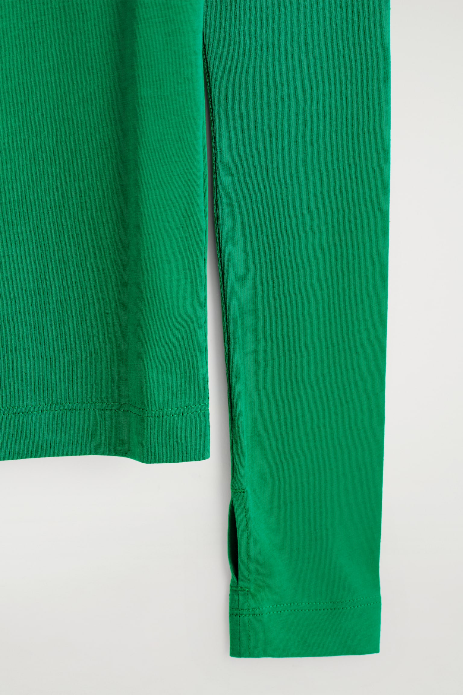 katoenen top met lange mouwen - GROEN/MARINEBLAUW/WIT/BEIGE MÉLANGE/ZWART - 6