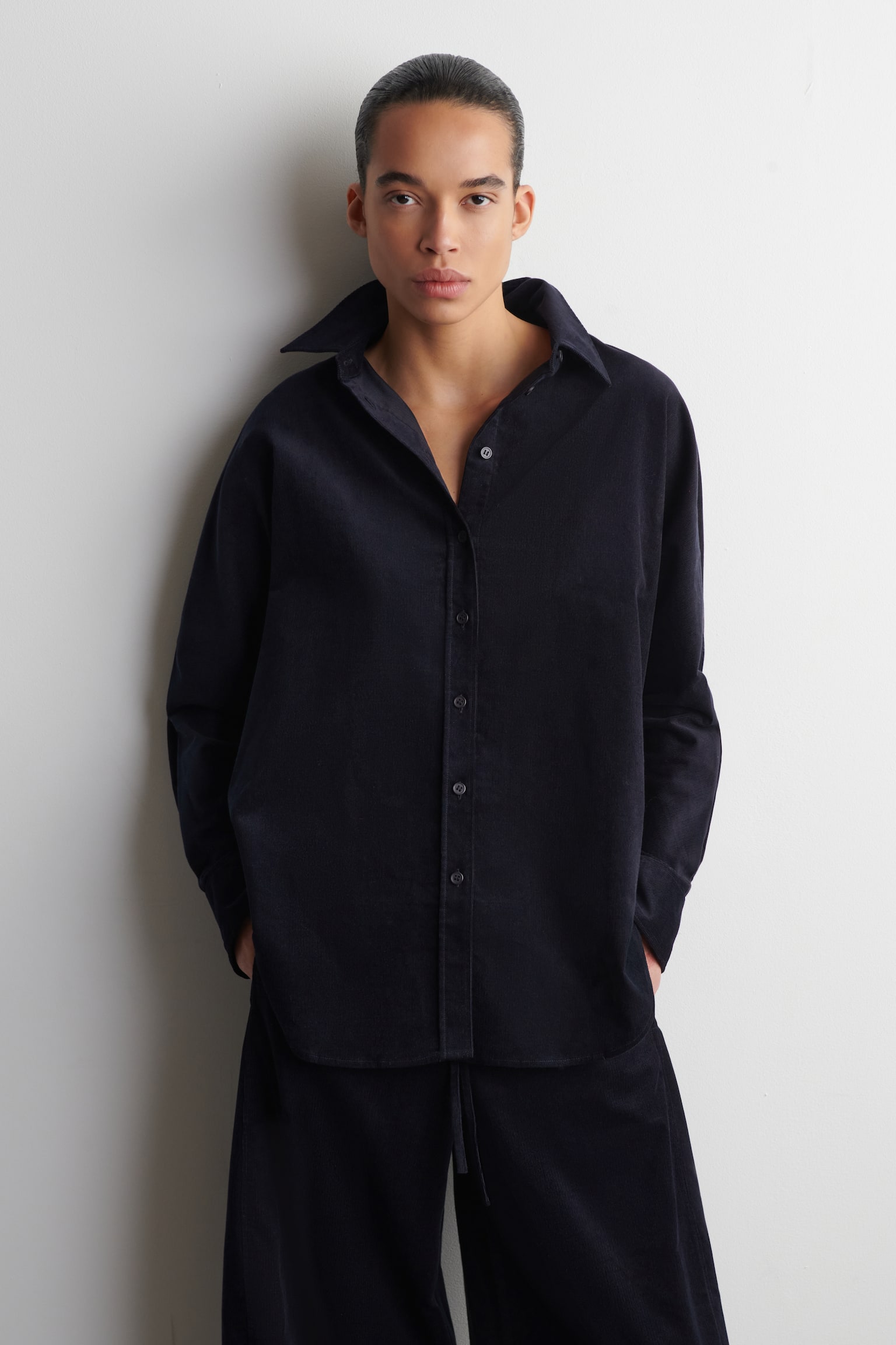 CORDHEMD - NAVYBLAU - 1