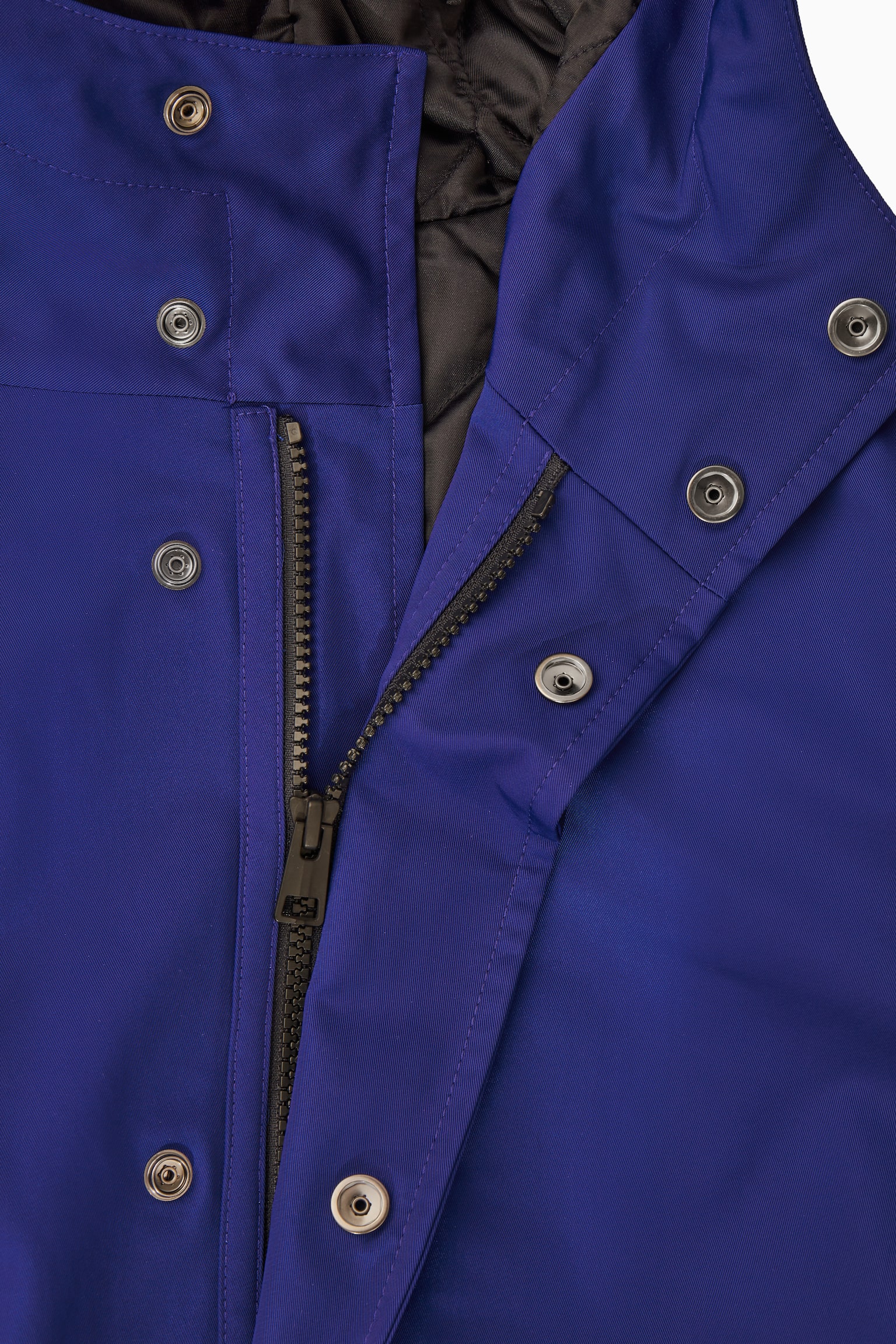 HOODED PADDED PARKA - BRIGHT BLUE - 7