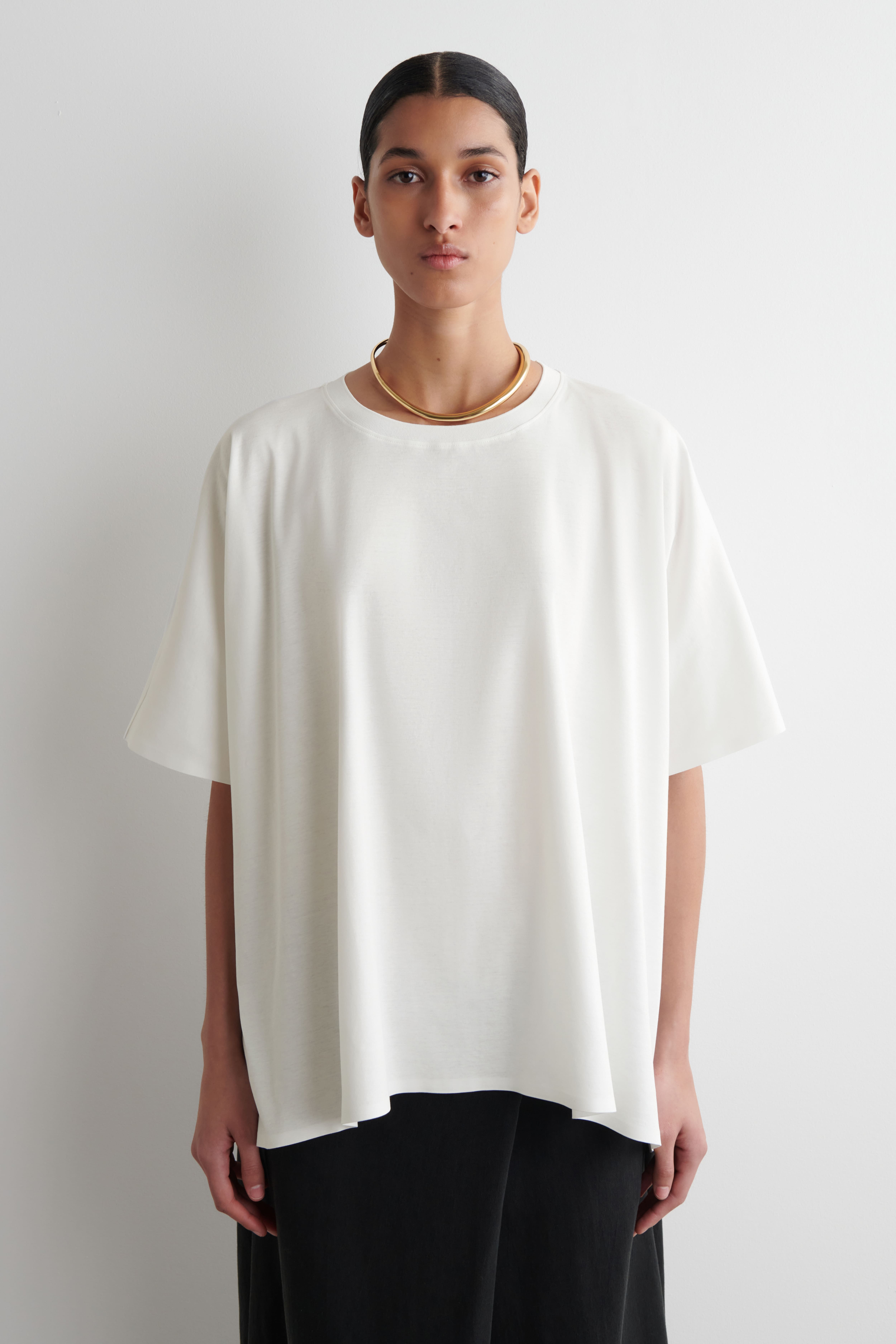 white batwing shirt