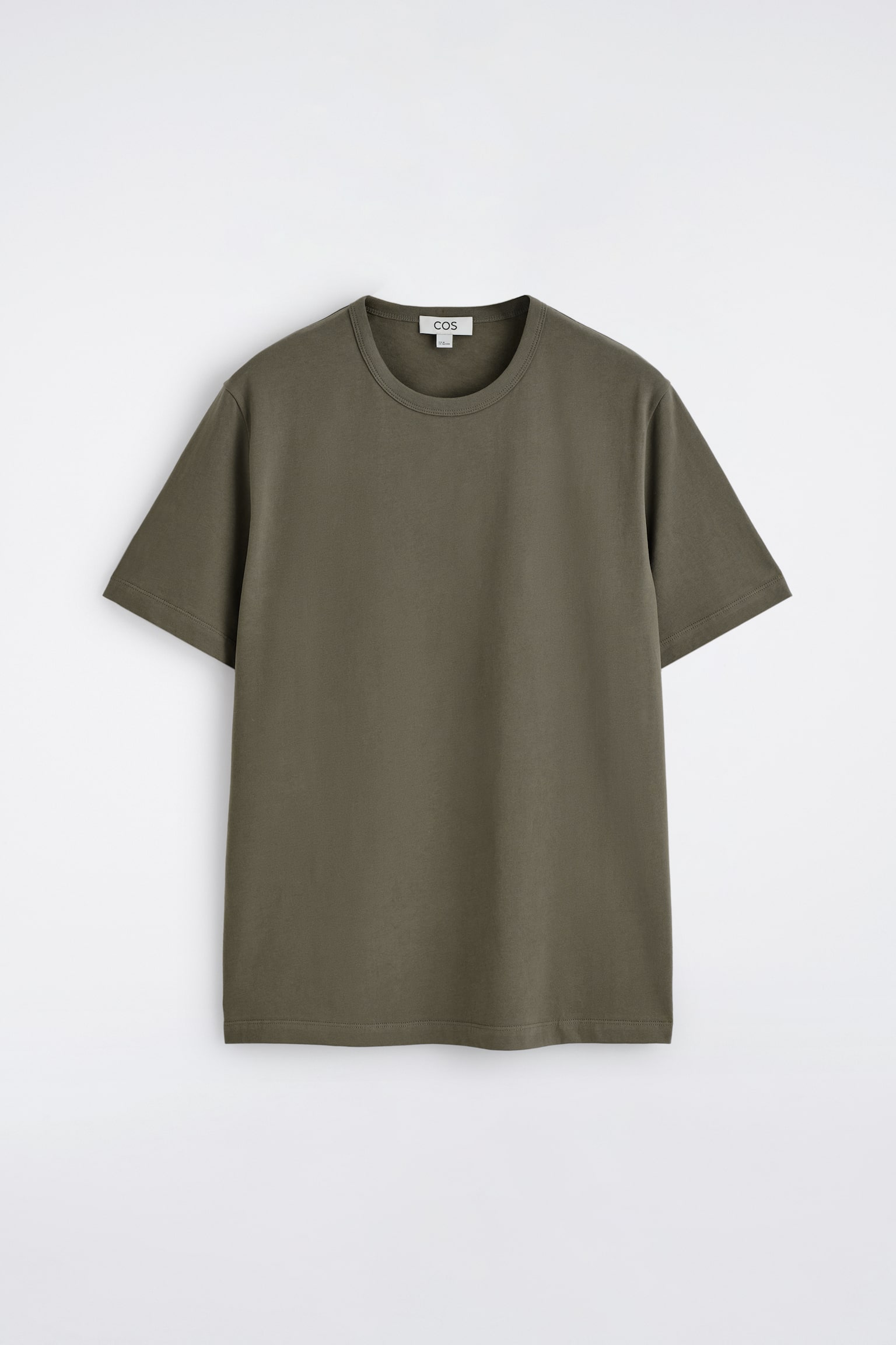TRIČKO Z ČESANÉHO BAVLNA - TMAVÁ KHAKI/Tmavomodrá - 2