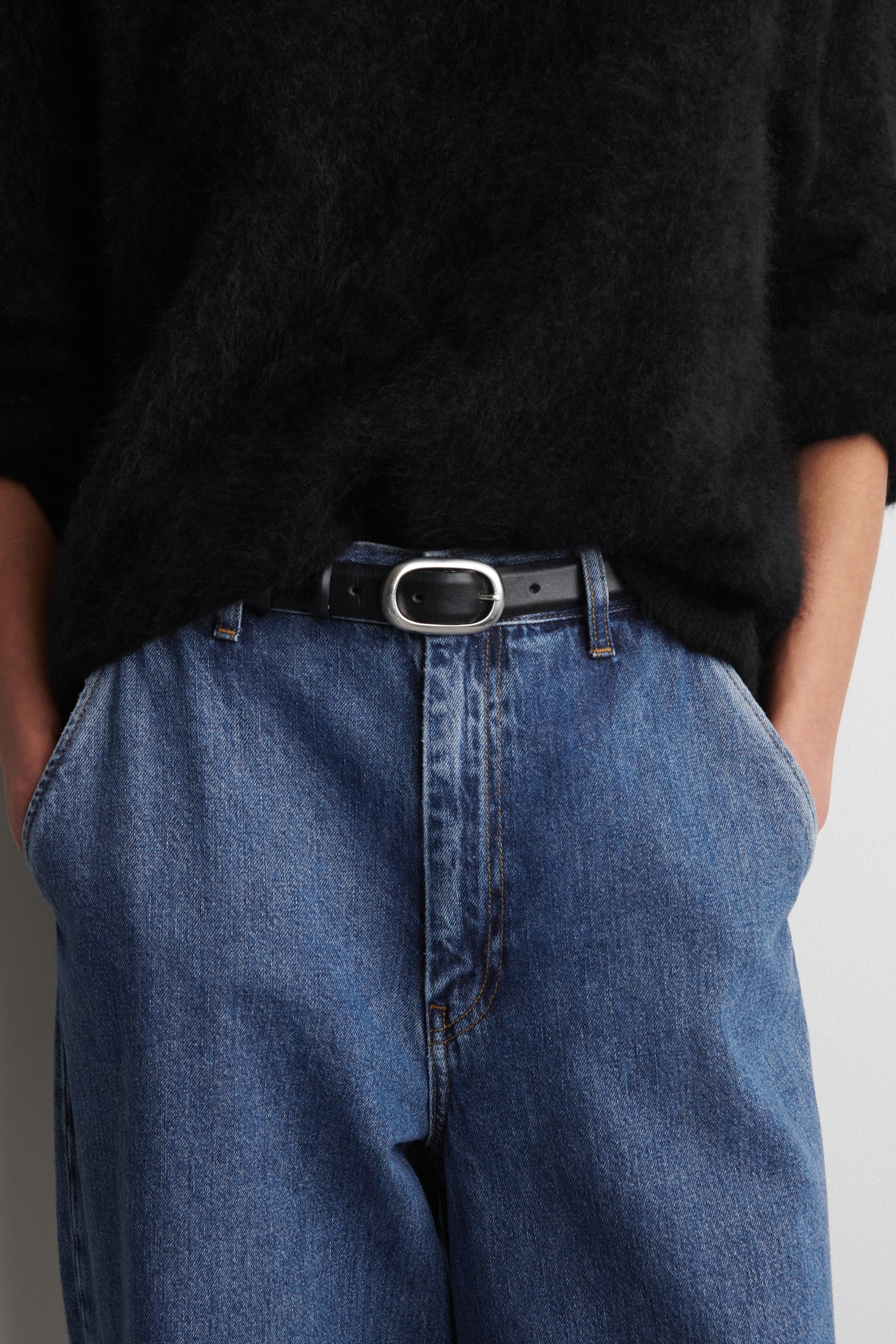 BYXOR I DENIM MED VIDA BEN - BLÅ - 6