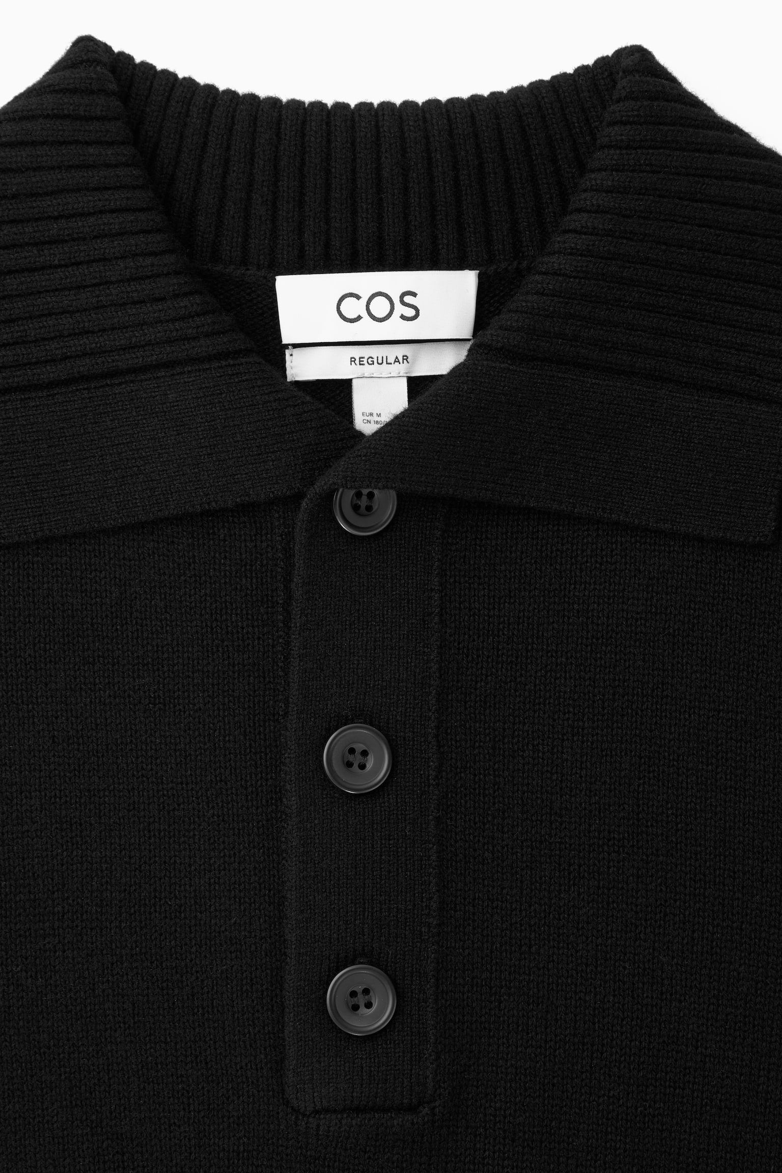 WOOL AND CASHMERE POLO SHIRT - BLACK/DARK BLUE - 2