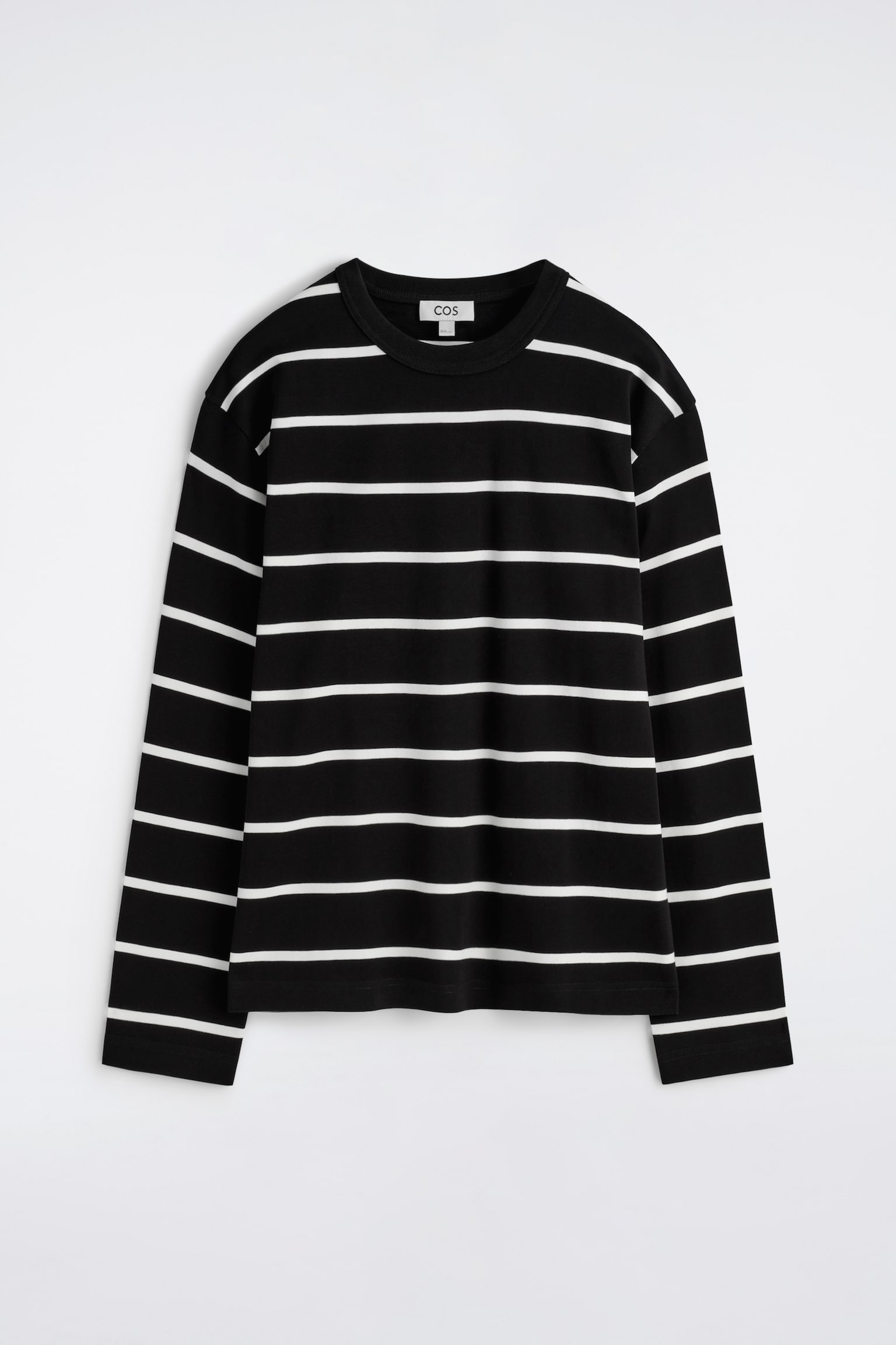 LAZA INTERLOCK HOSSZÚ UJJÚ PÓLÓ - FEKETE / CSÍKOS/FEHÉR/FEKETE/VILÁGOS RÓZSASZÍN - 1