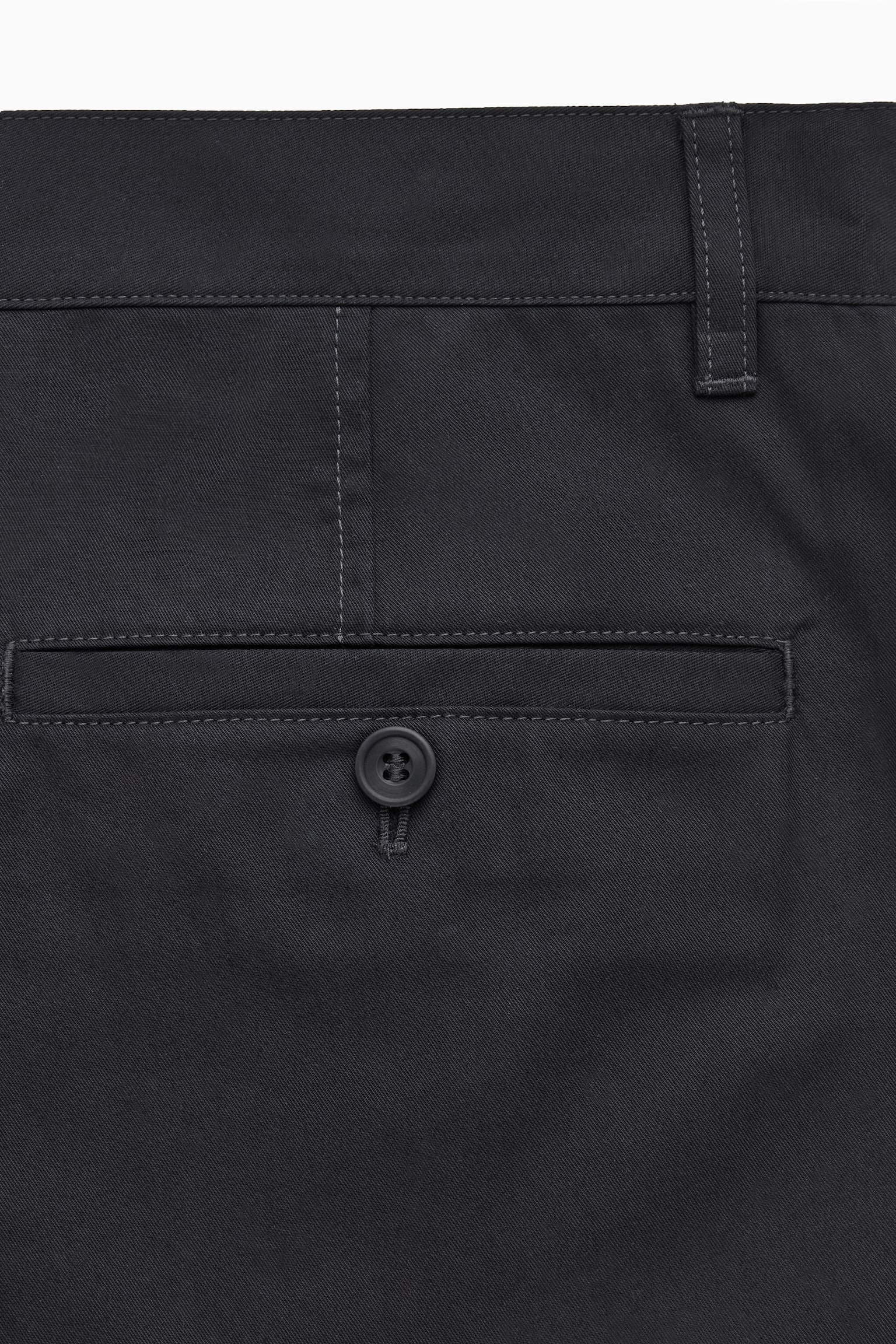 STRAIGHT-LEG TWILL CHINOS - NAVY - 2