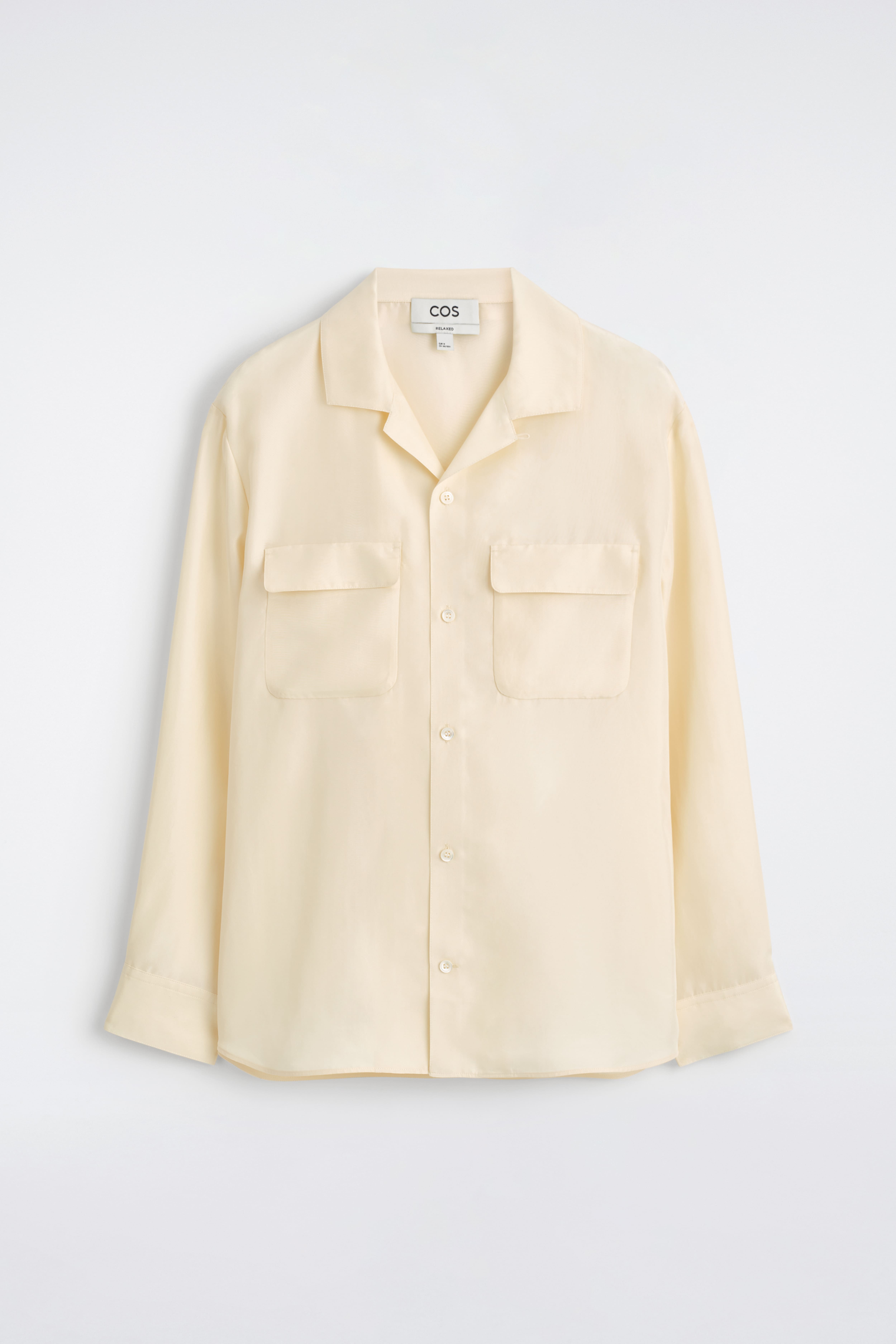 UTILITY-SEIDENHEMD - HELLGELB