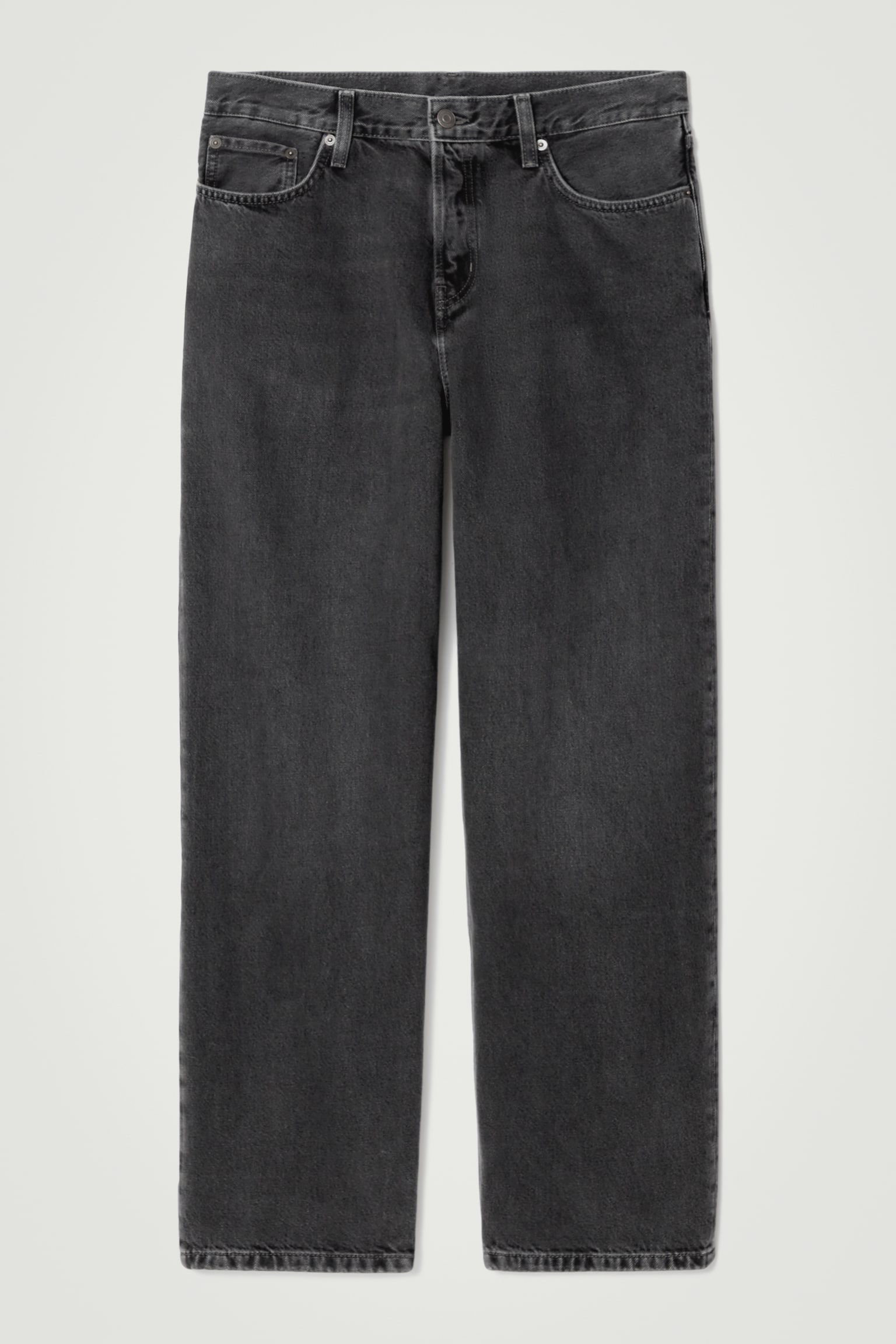 RIDER WIDE-LEG JEANS - WASHED BLACK/DUSTY BLUE - 2