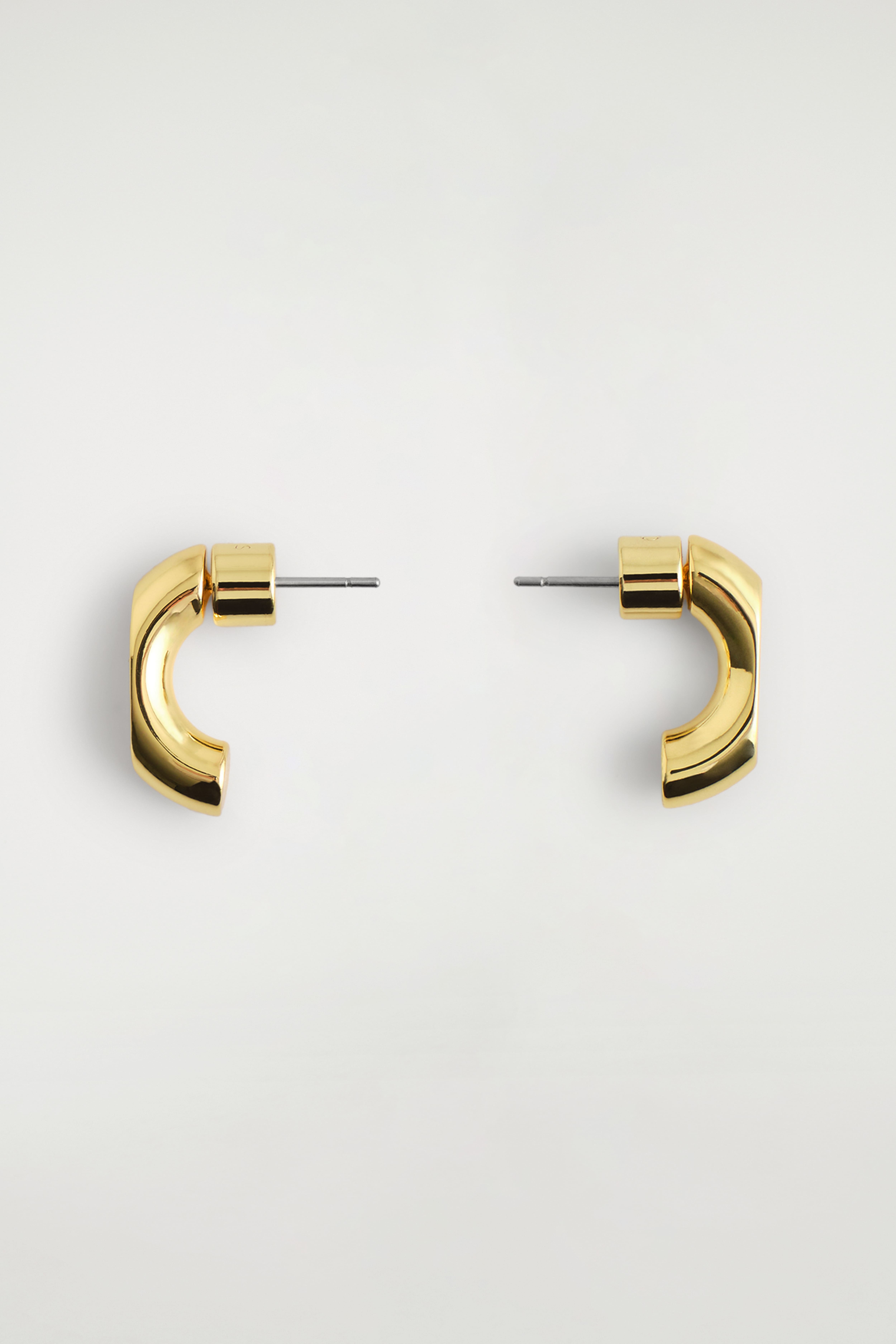 GEFACETTEERDE OORRINGEN - GOUD/ZILVER