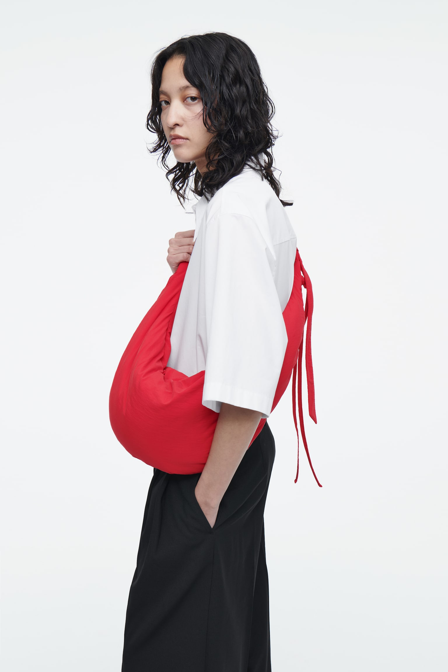 CANOPY MINI CROSSBODY - NYLON - RED/BLACK - 3