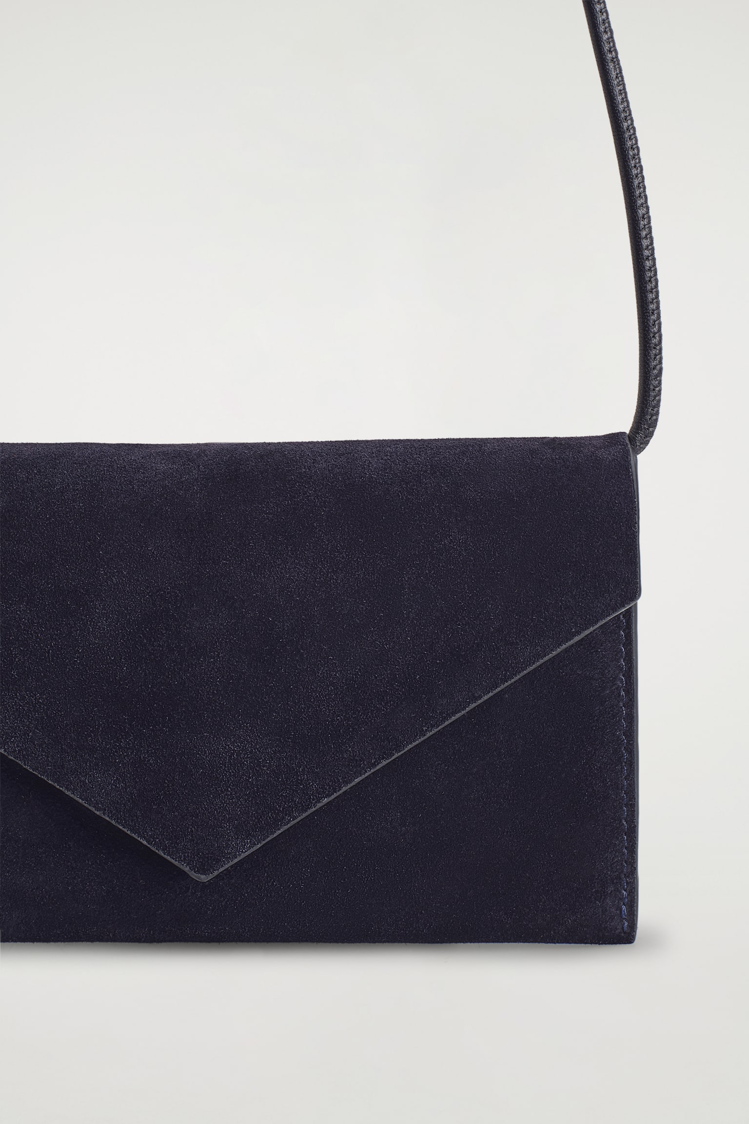 ENVELOPE BAG - LEATHER - NAVY / SUEDE/BORDEAUX - 3