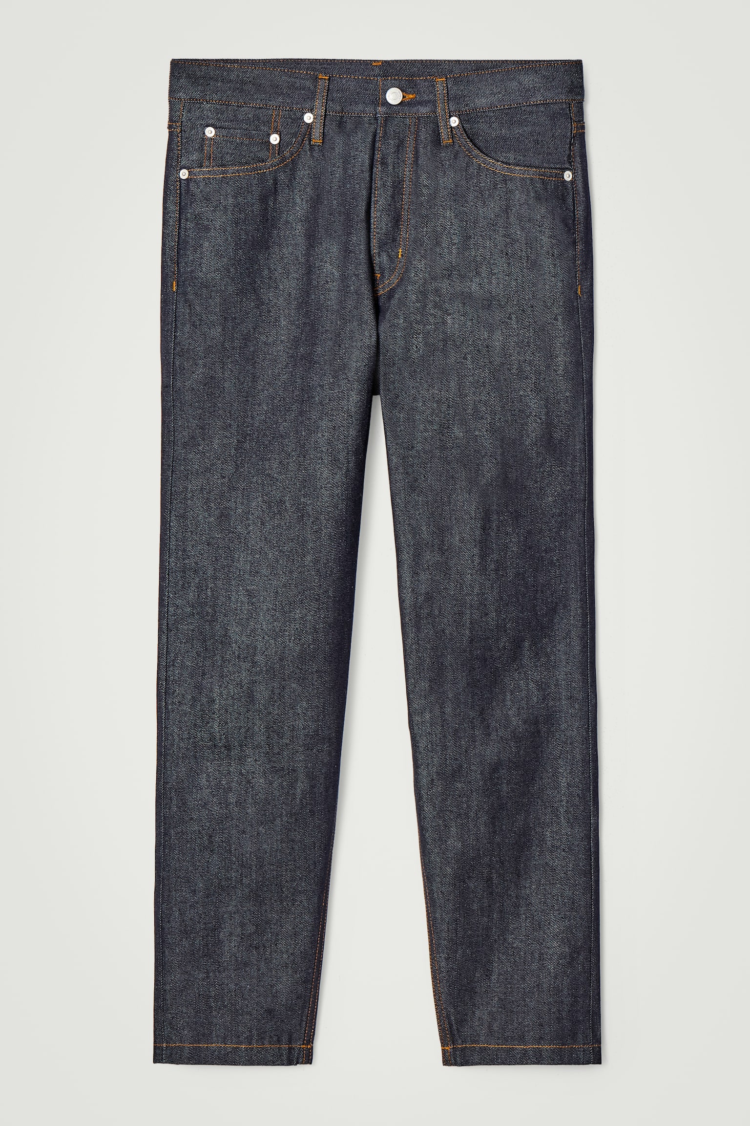 MARGIN RAW SELVEDGE TAPERED JEANS - INDIGO - 1