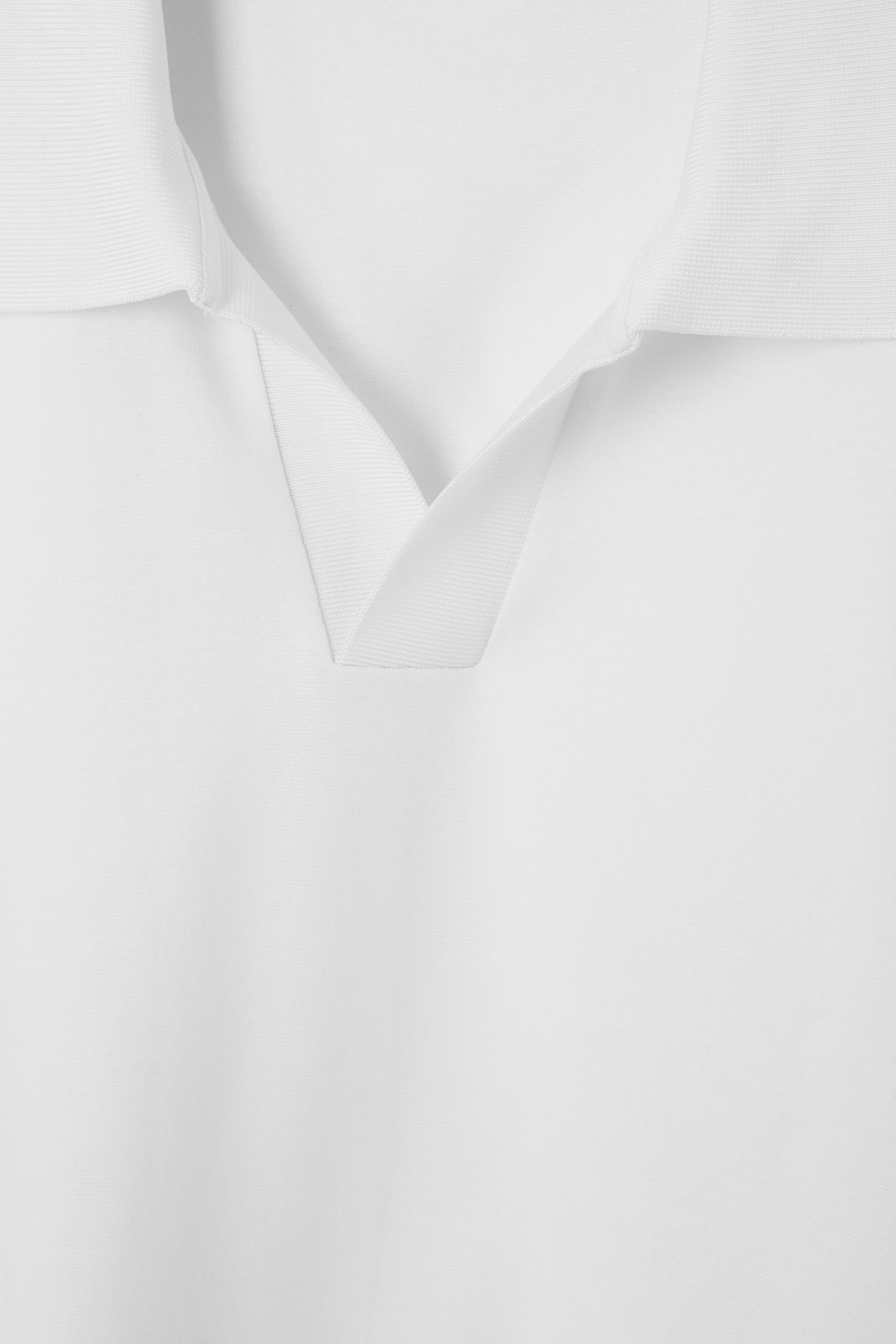 MILANO-KNIT POLO SHIRT - WHITE - Ladies | H&M GB