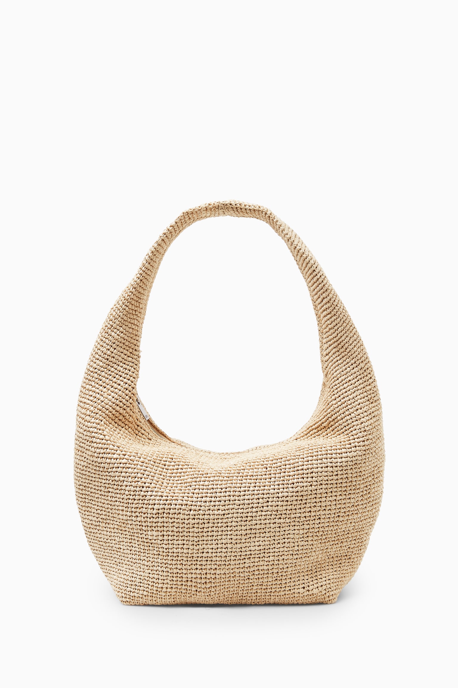 MINI SLING BAG - RAFFIA - BEIGE/GREEN - 2