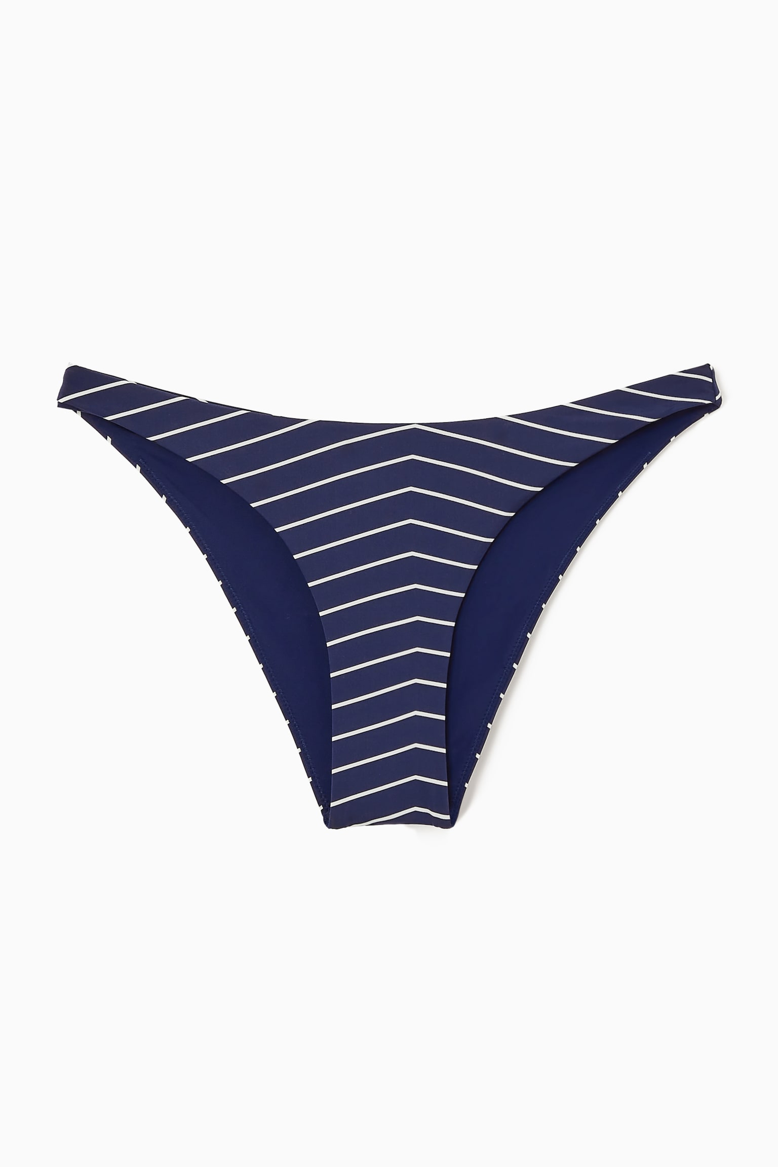 BRAZILIAN BIKINI BRIEFS - NAVY / STRIPED - 2