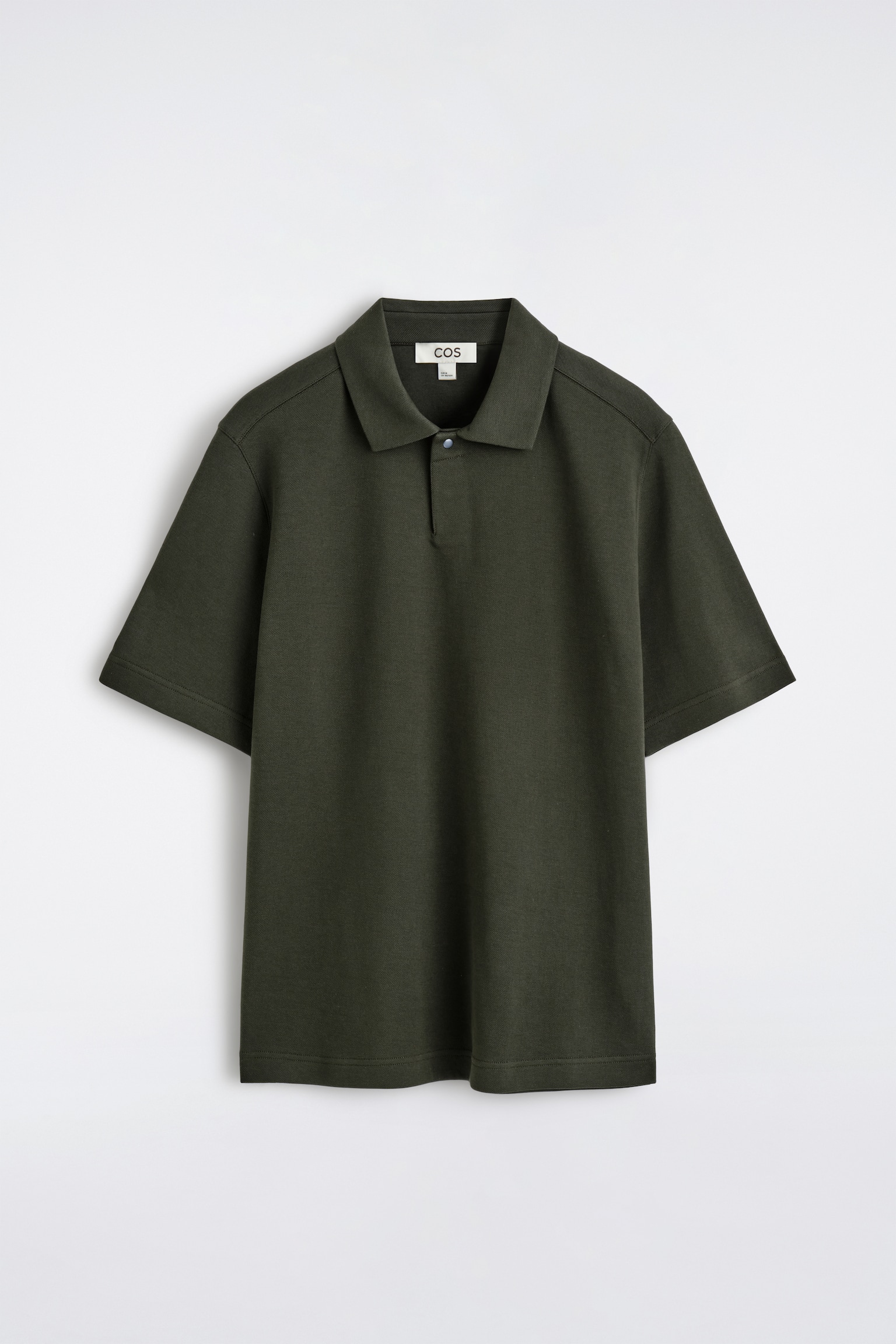 POLO IN PIQUÉ DI COTONE - VERDE SCURO - 2