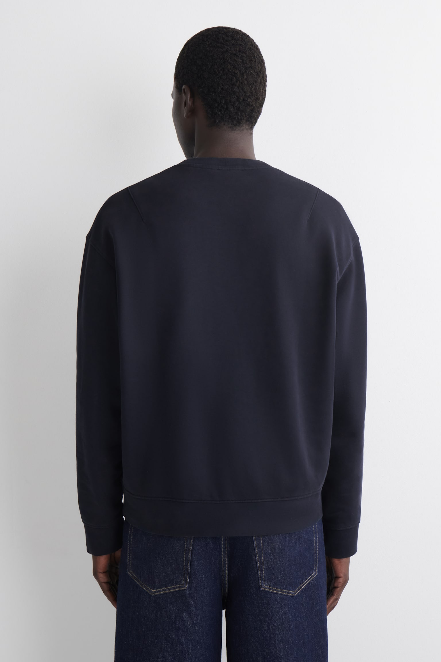 FELPA IN COTONE LAVATO - BLU NAVY/VERDE CHIARO/BIANCO - 6