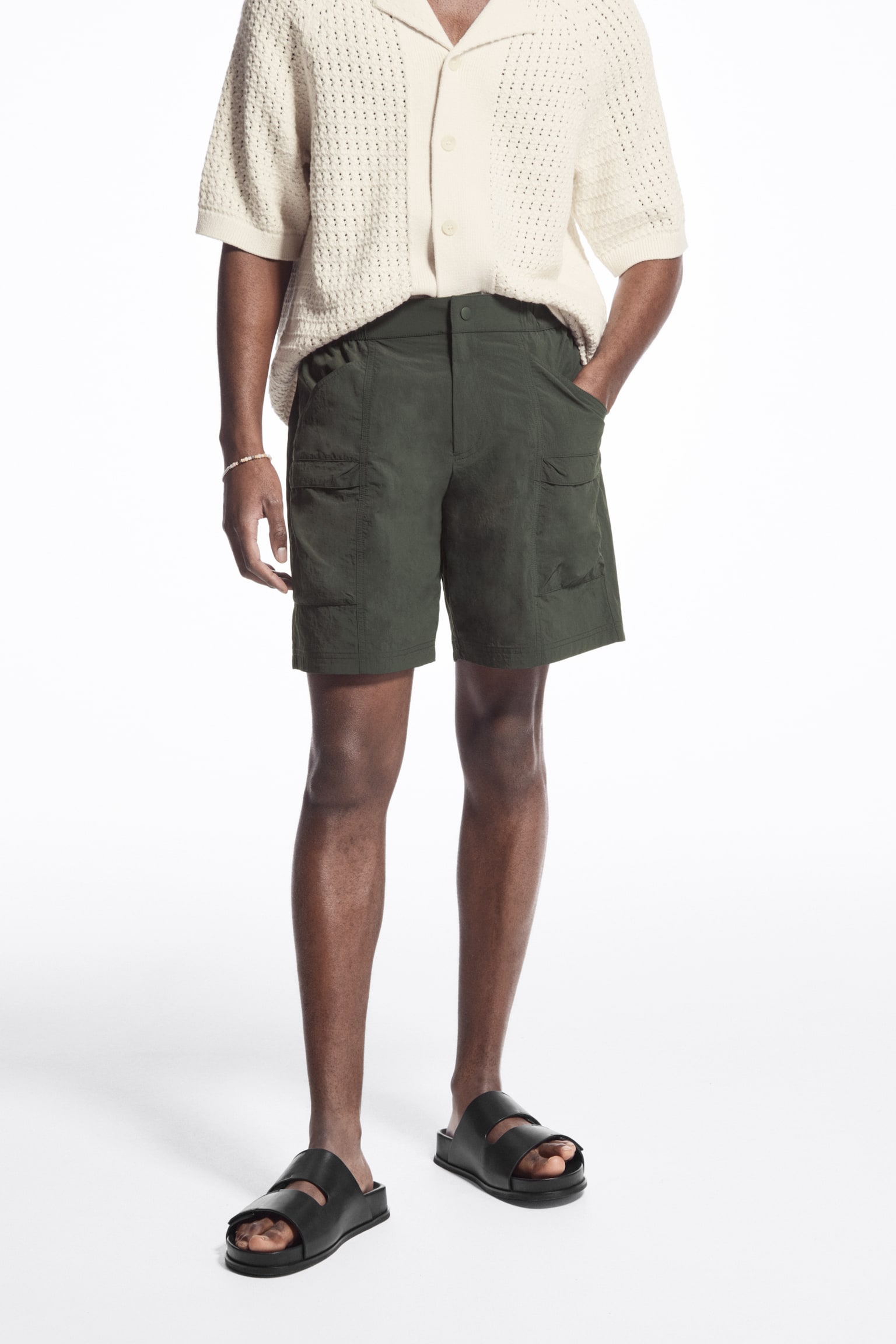 UTILITY SWIM SHORTS - DARK GREEN/BLUE - 4