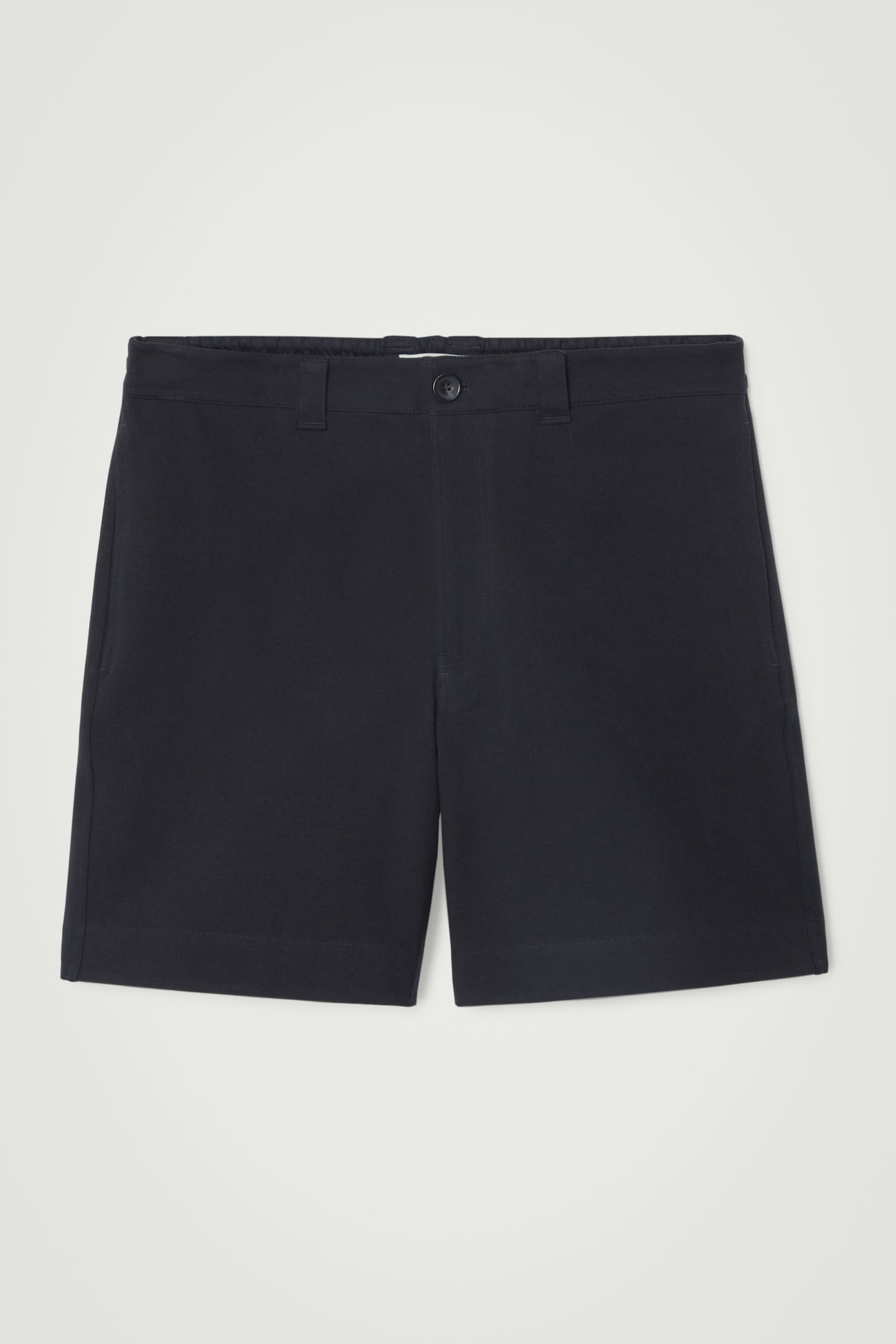 COTTON-TWILL SWEAT SHORTS - NAVY - 2