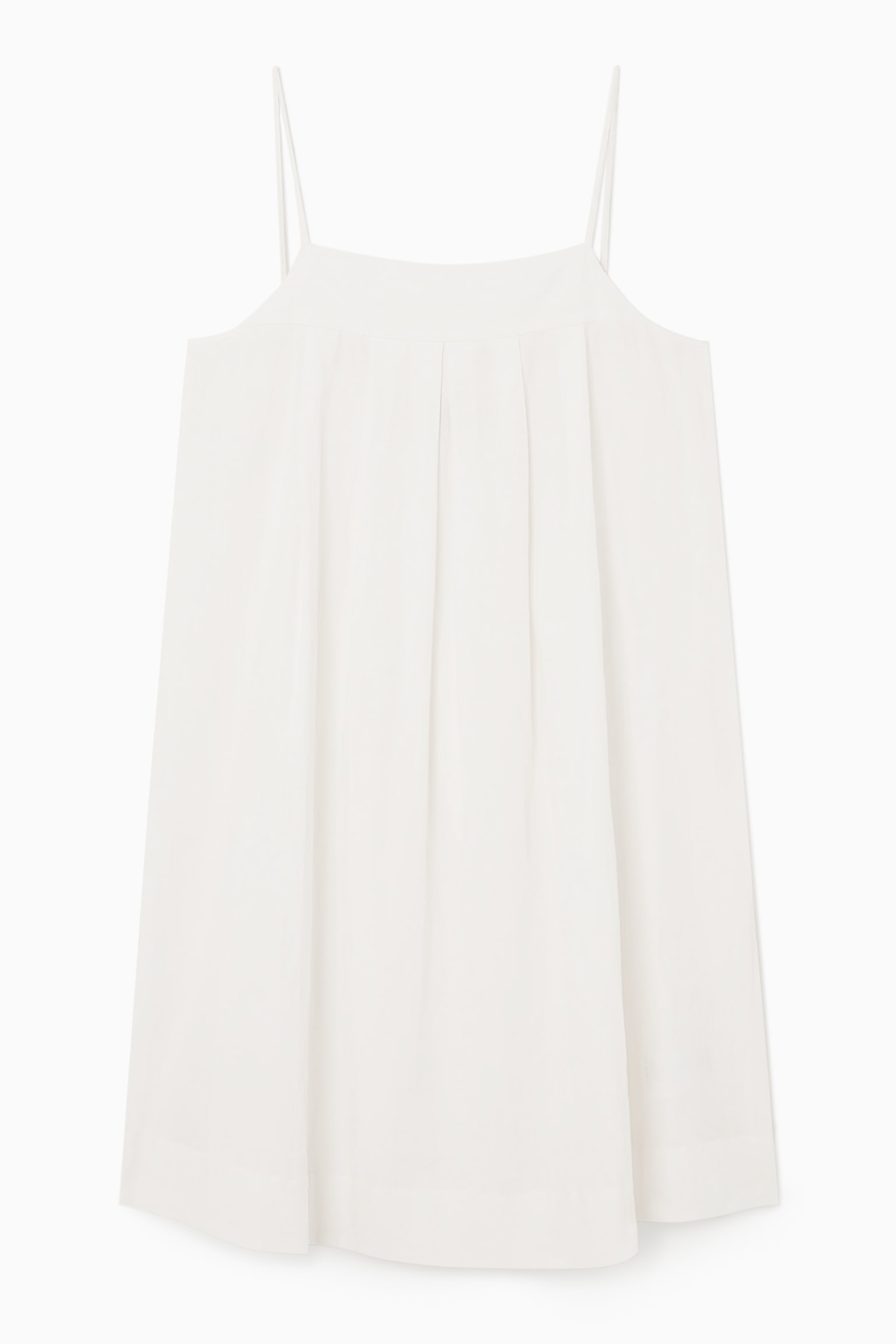 MINI SLIP DRESS - WHITE - 2