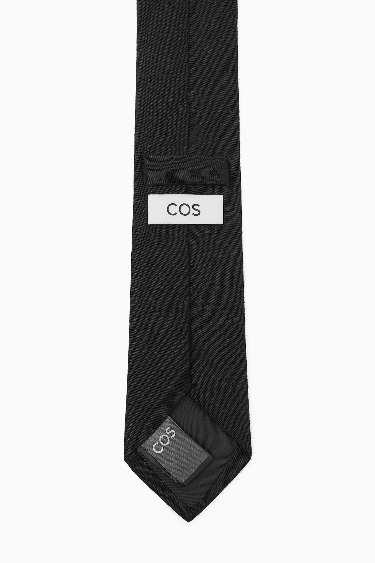 LINEN TIE - BLACK - 3