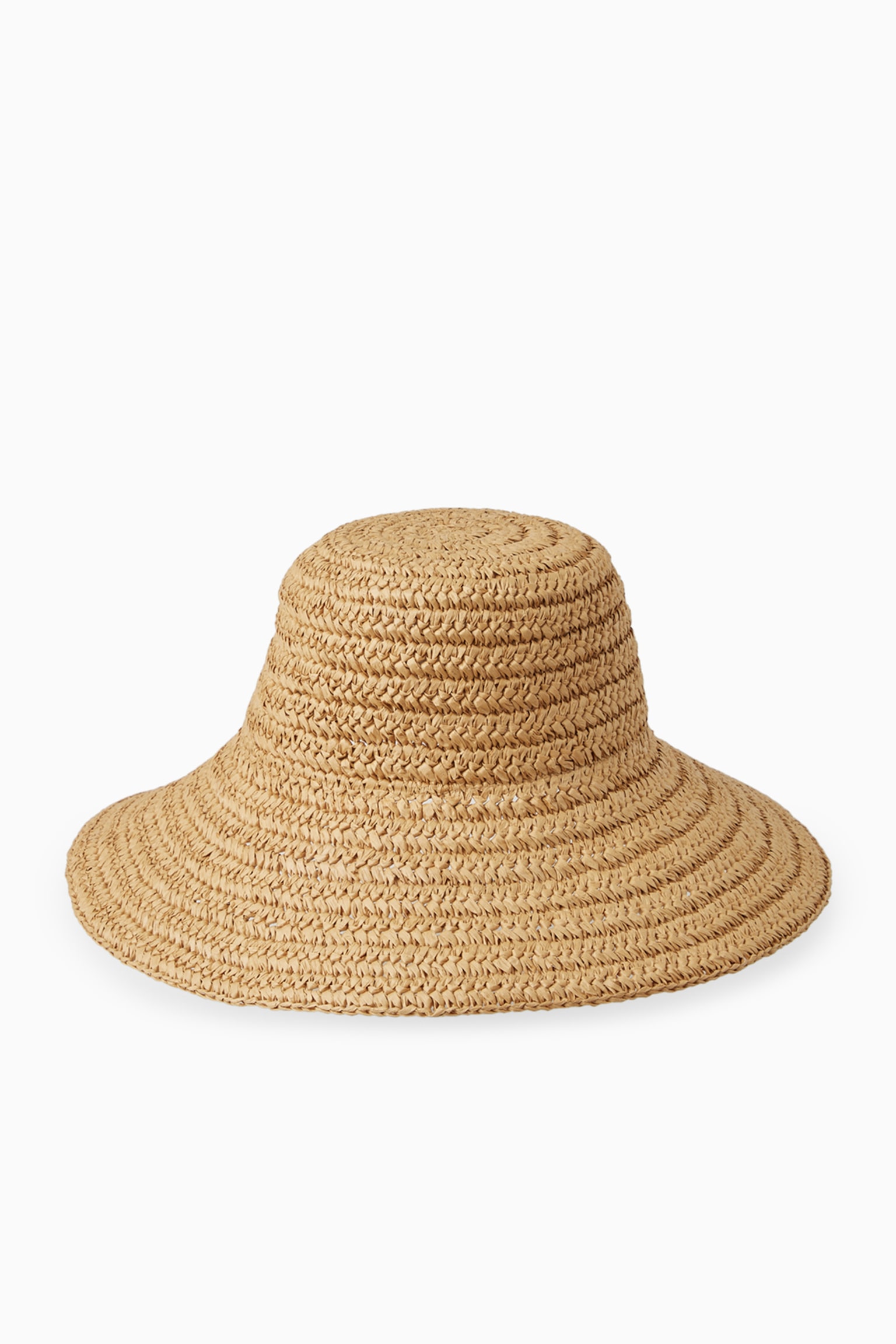 STRAW BUCKET HAT - BEIGE - 2